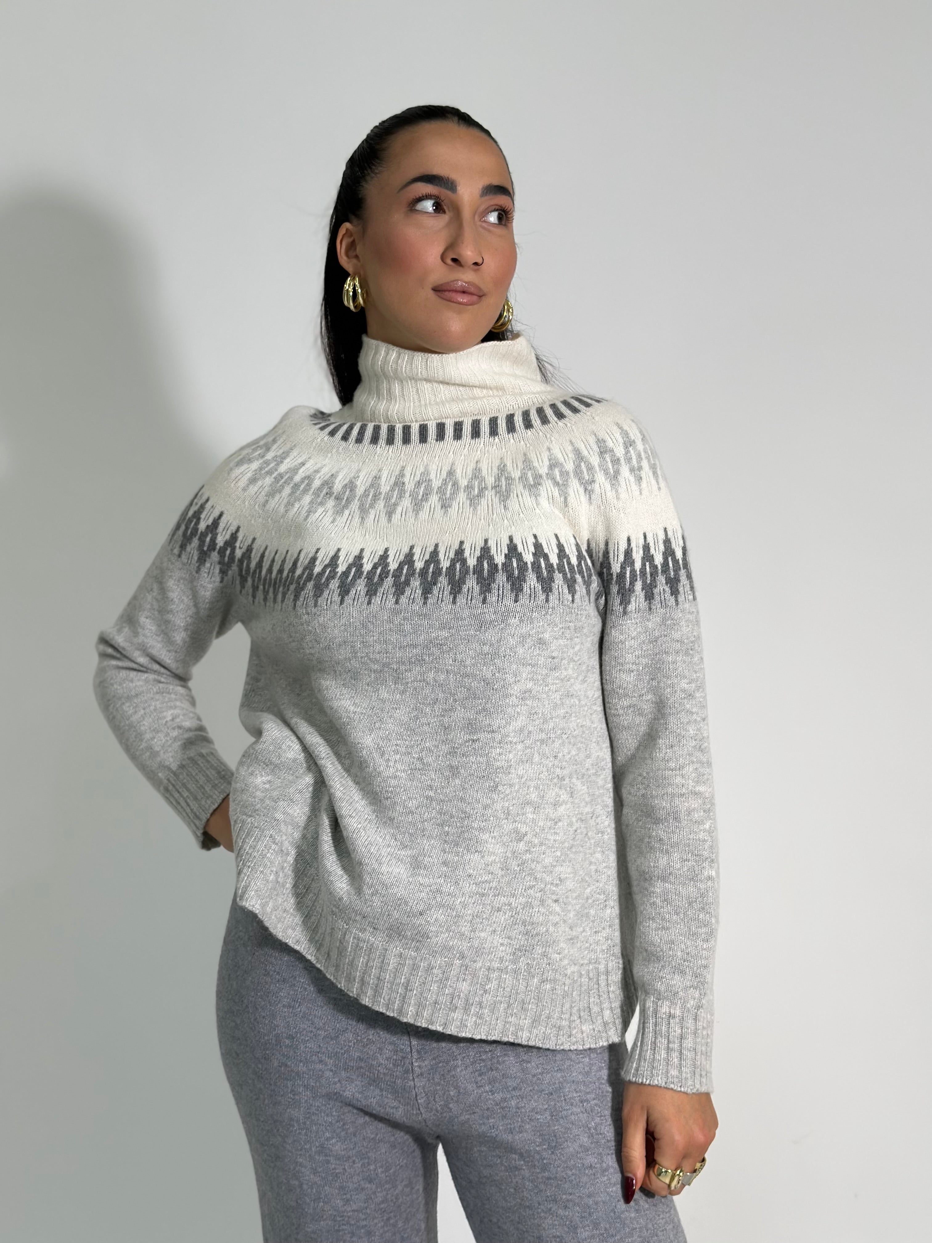 Maglia norvegese 8240 GRIGIO