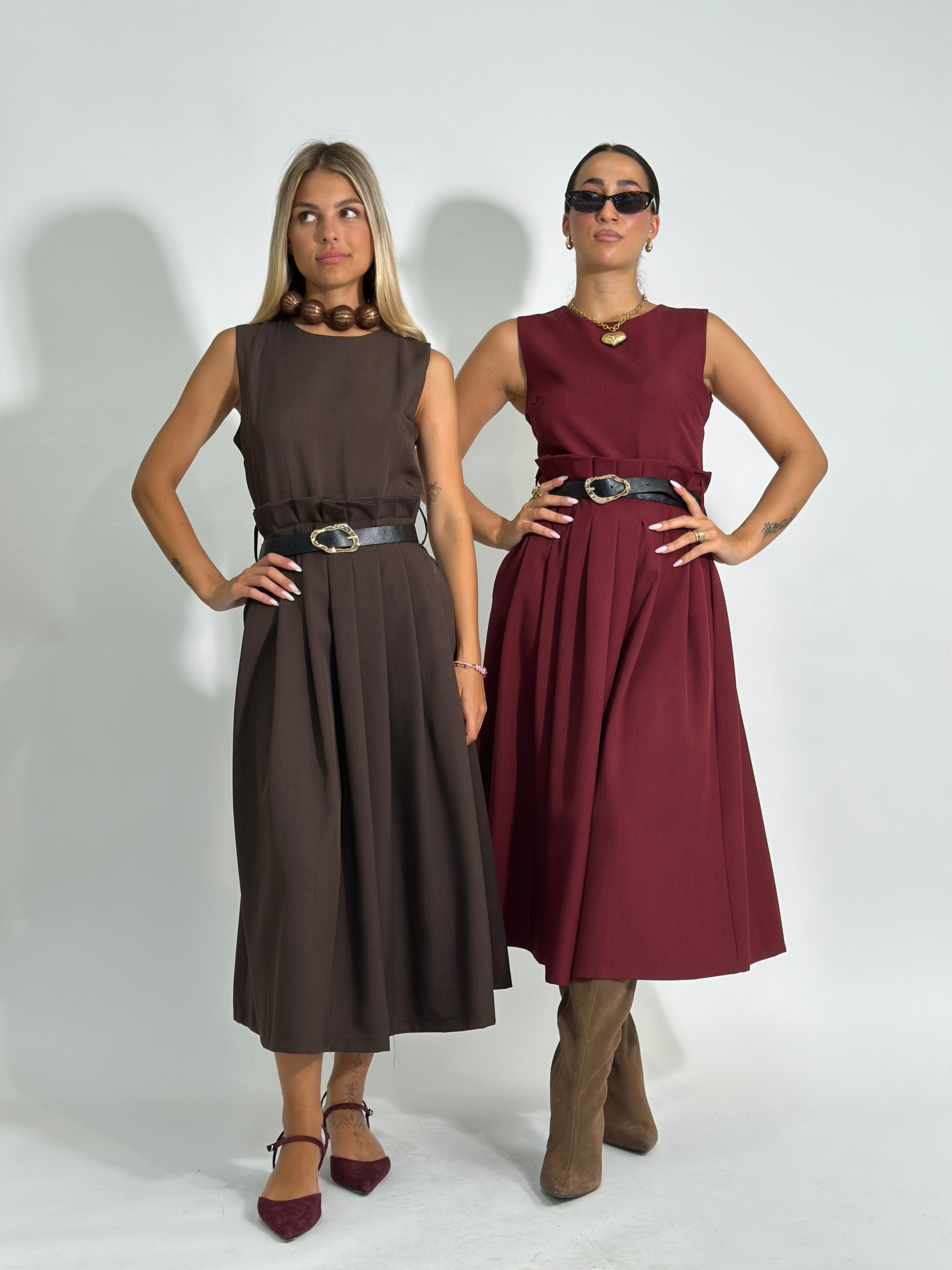 Abito 60851 BURGUNDY