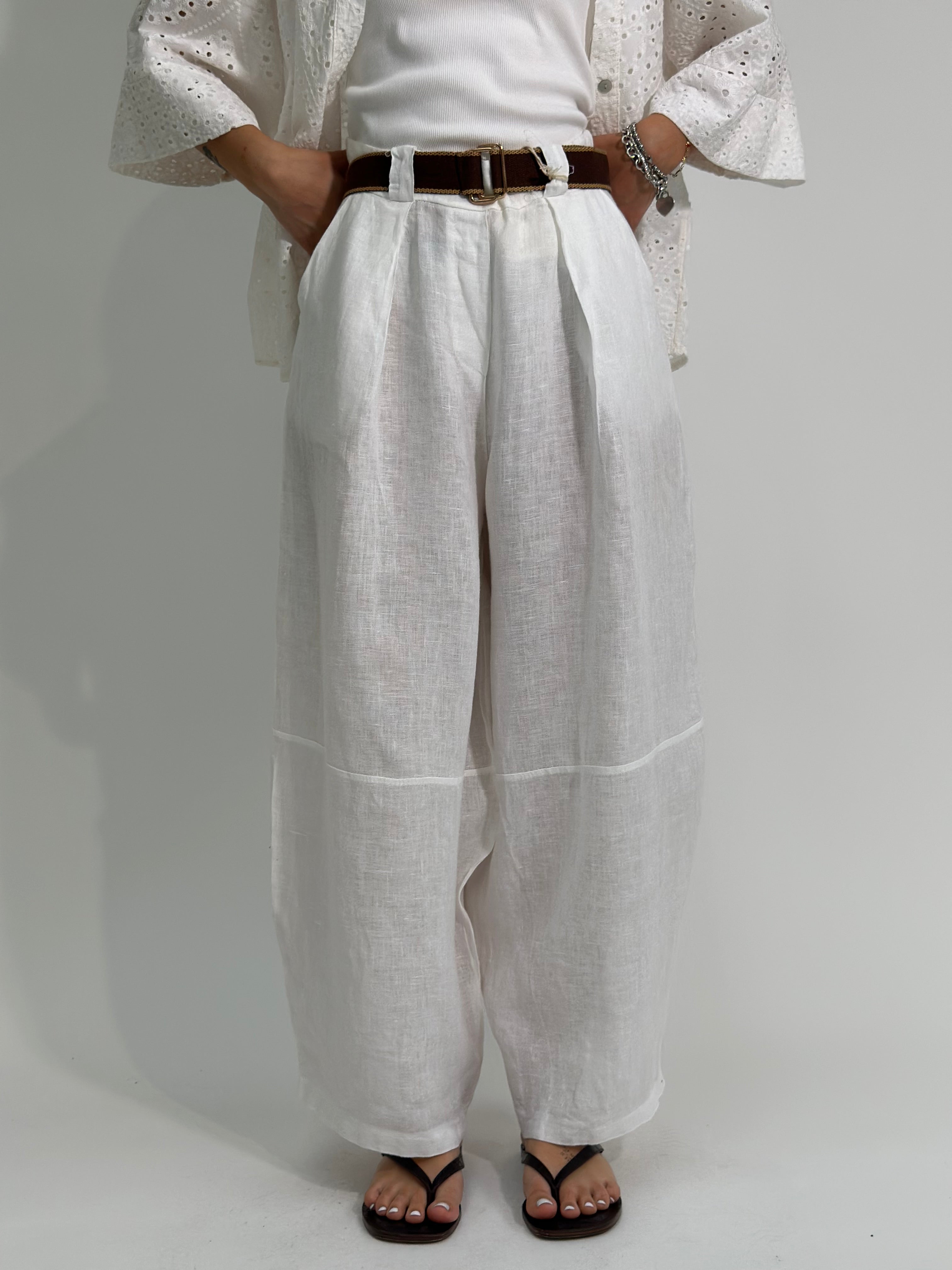 Pantalone lino baloon 5159
