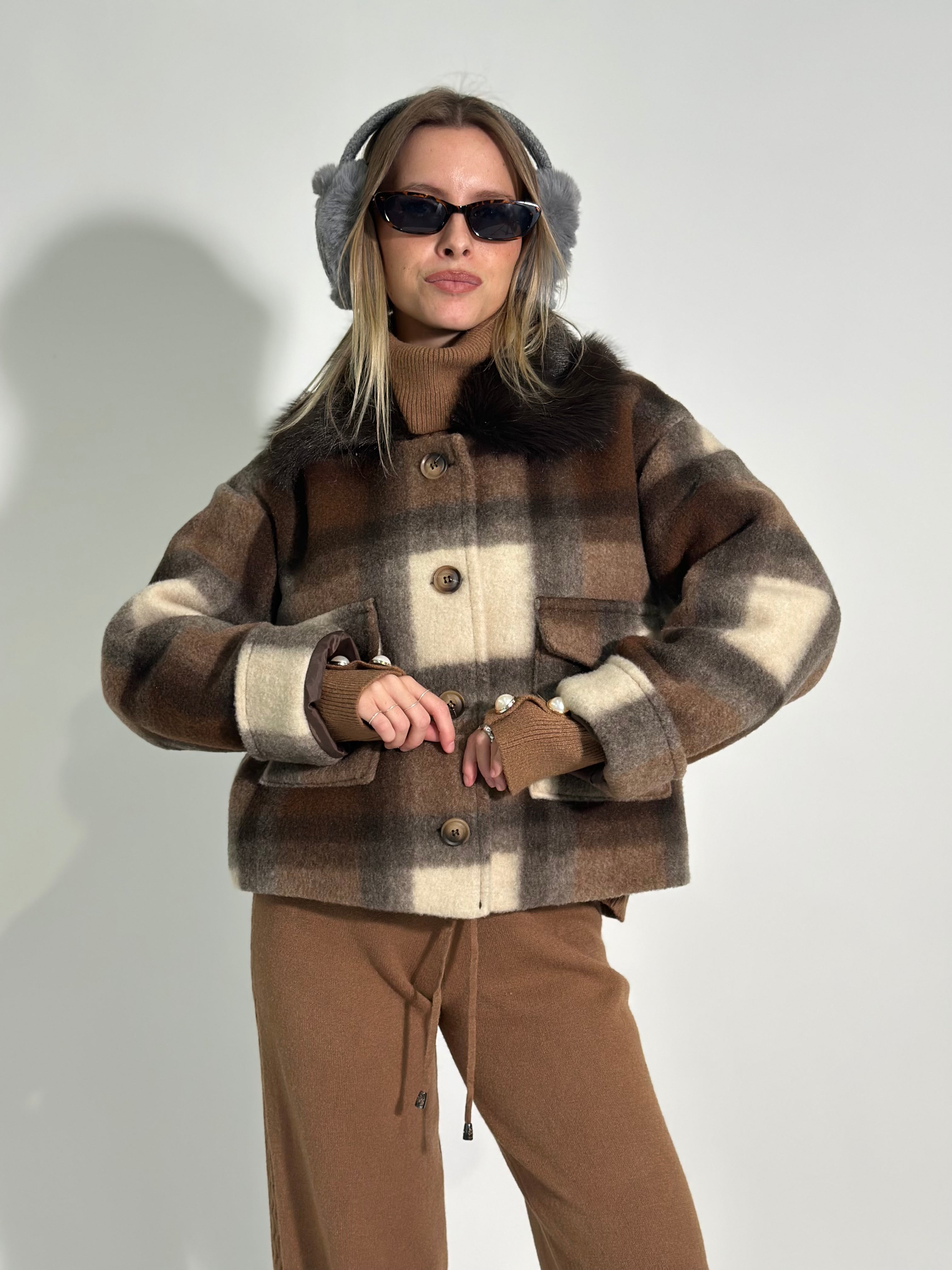 Cappottino crop G2125 MORO