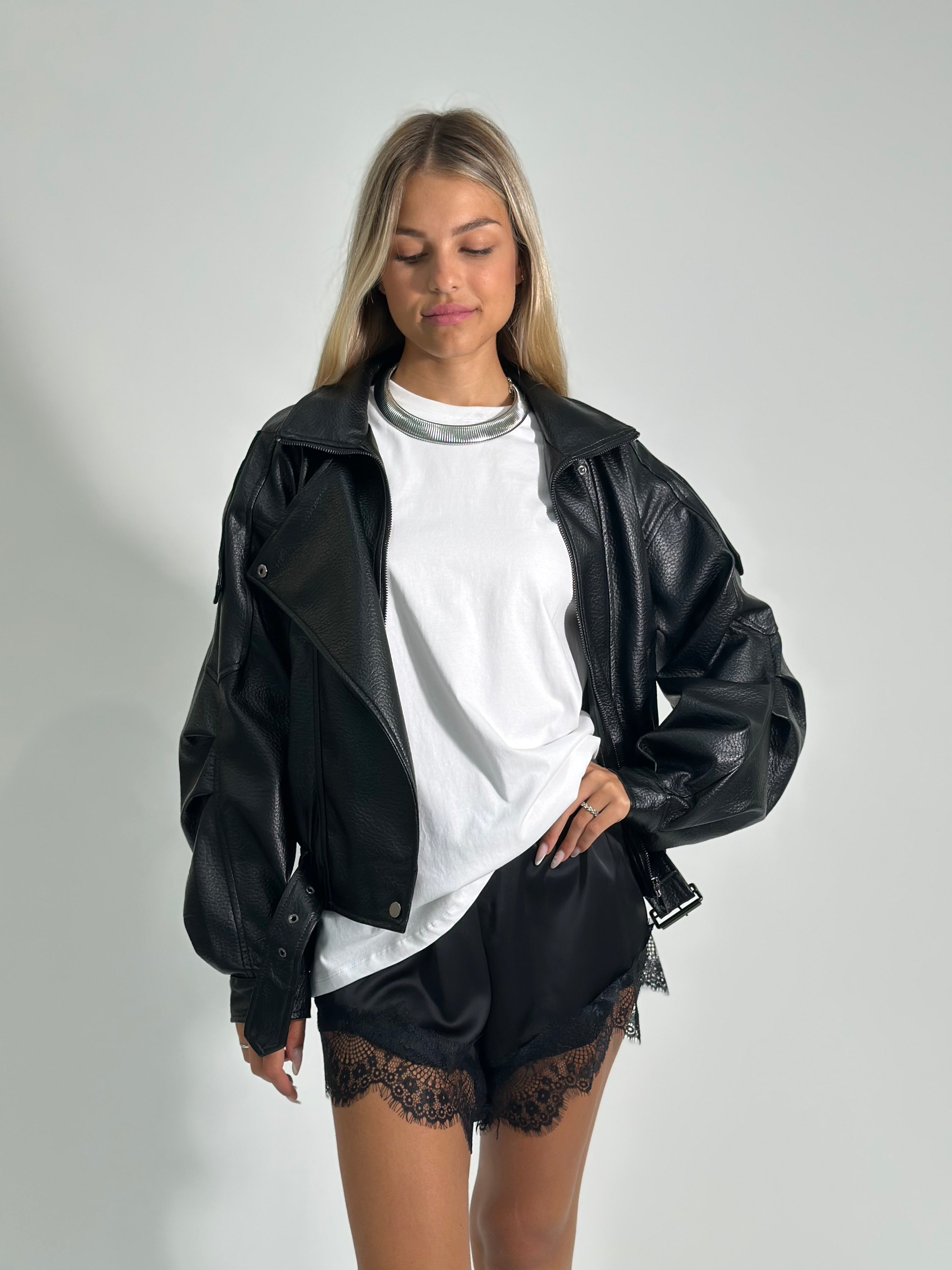 Giacca bomber 2898 NERO