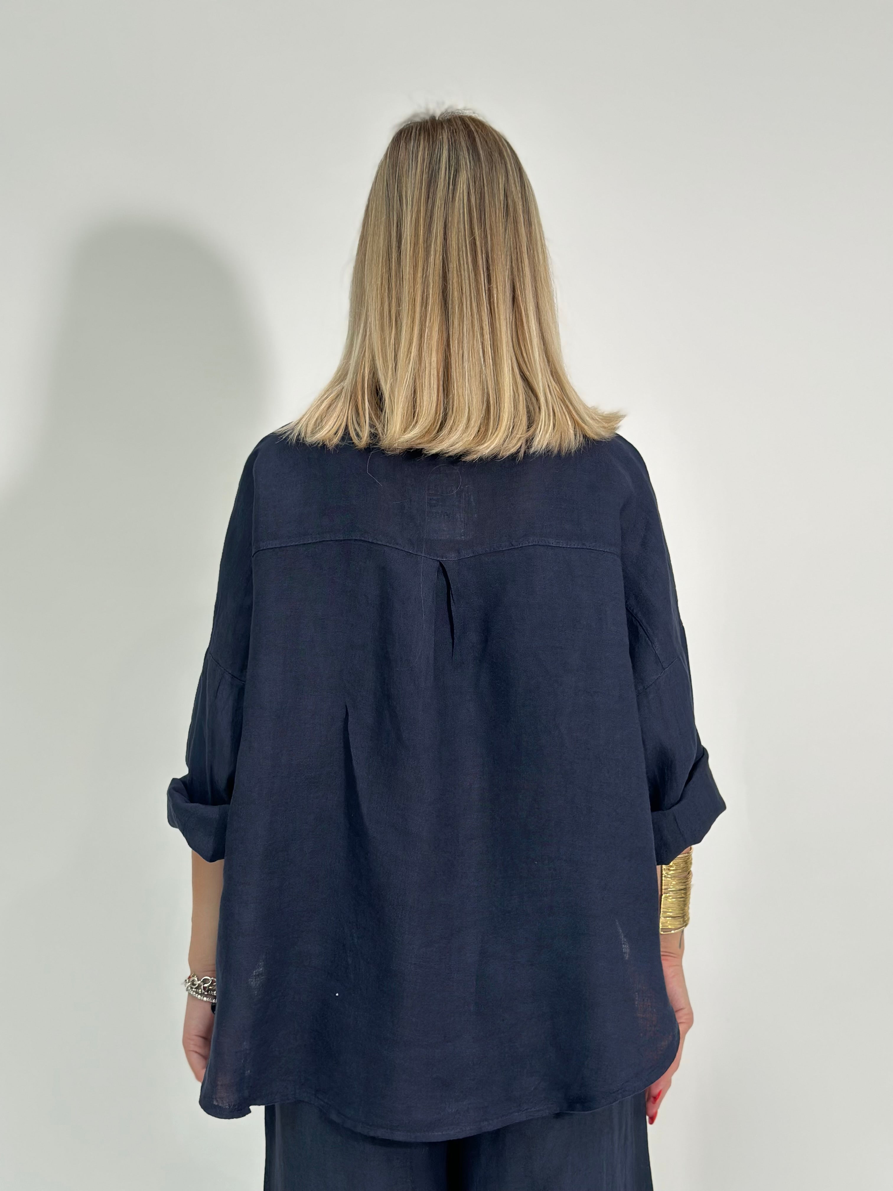 Camicia lino over 89303