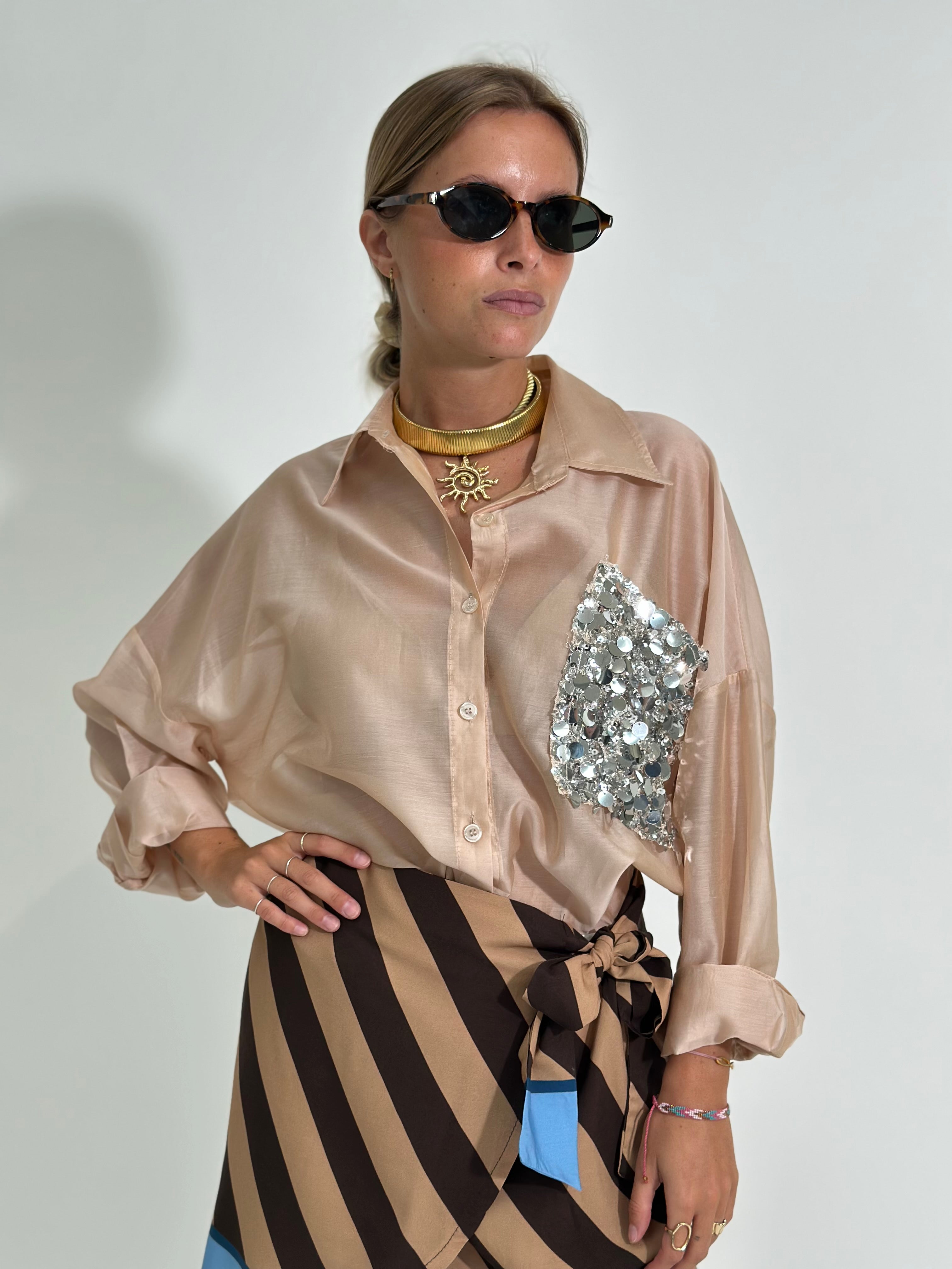 Camicia paillettes 715