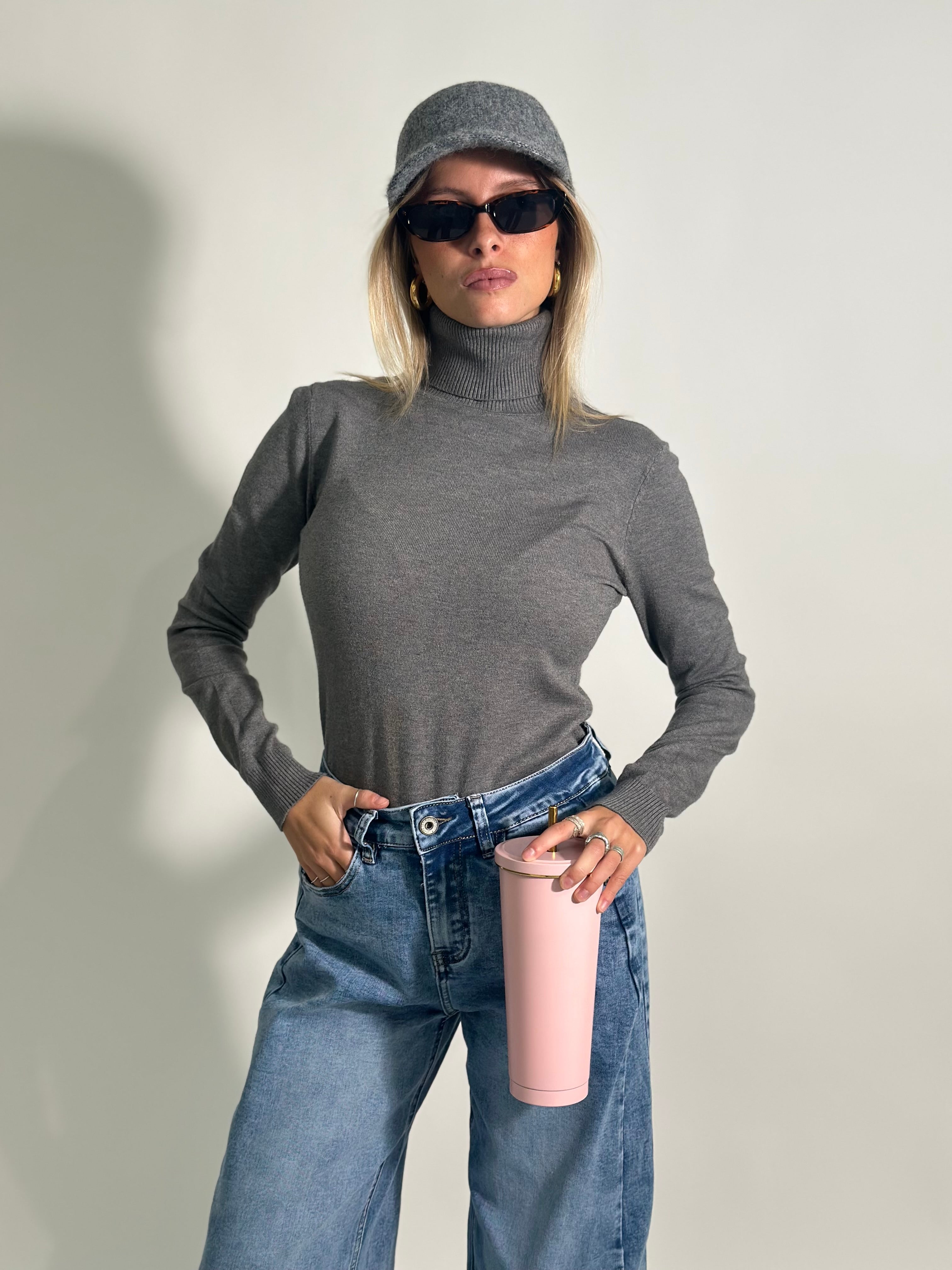 Maglia dolcevita basic