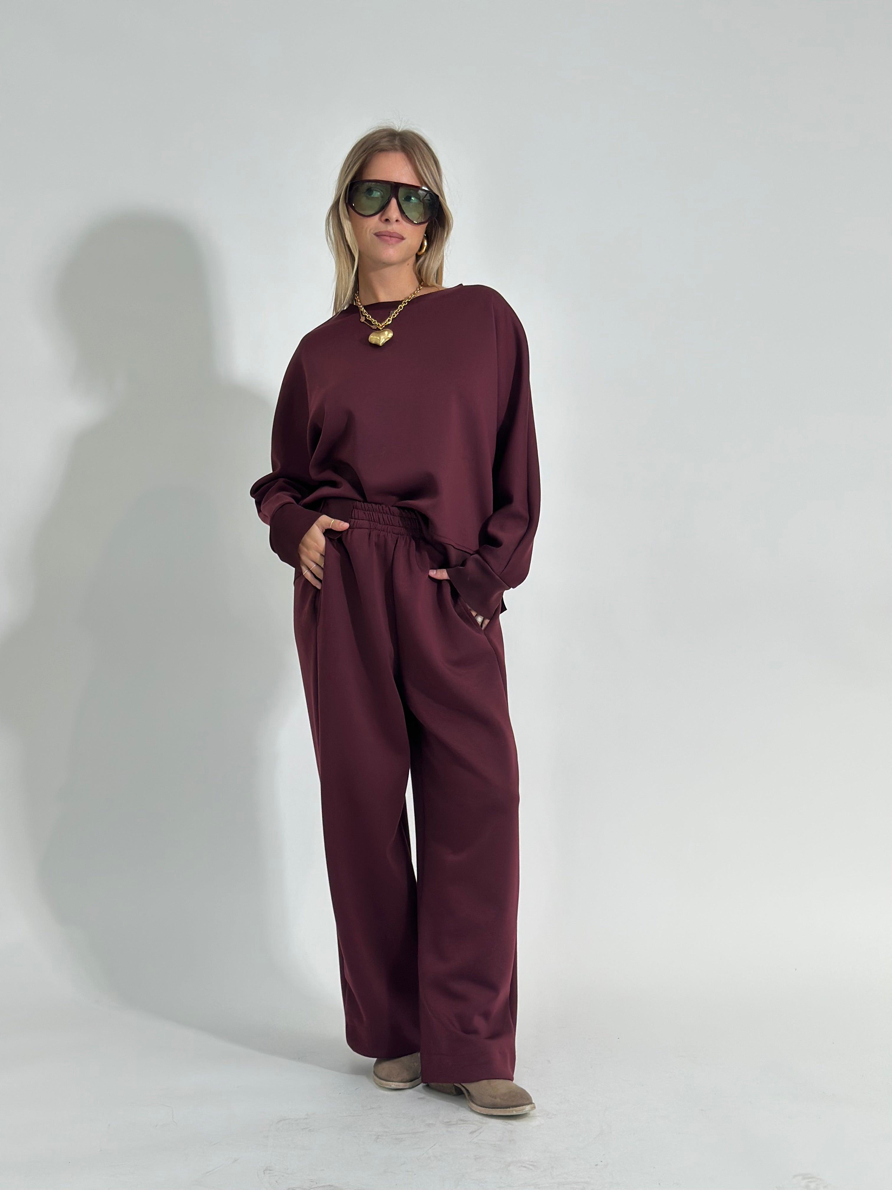 Pantalone 7279 BURGUNDY