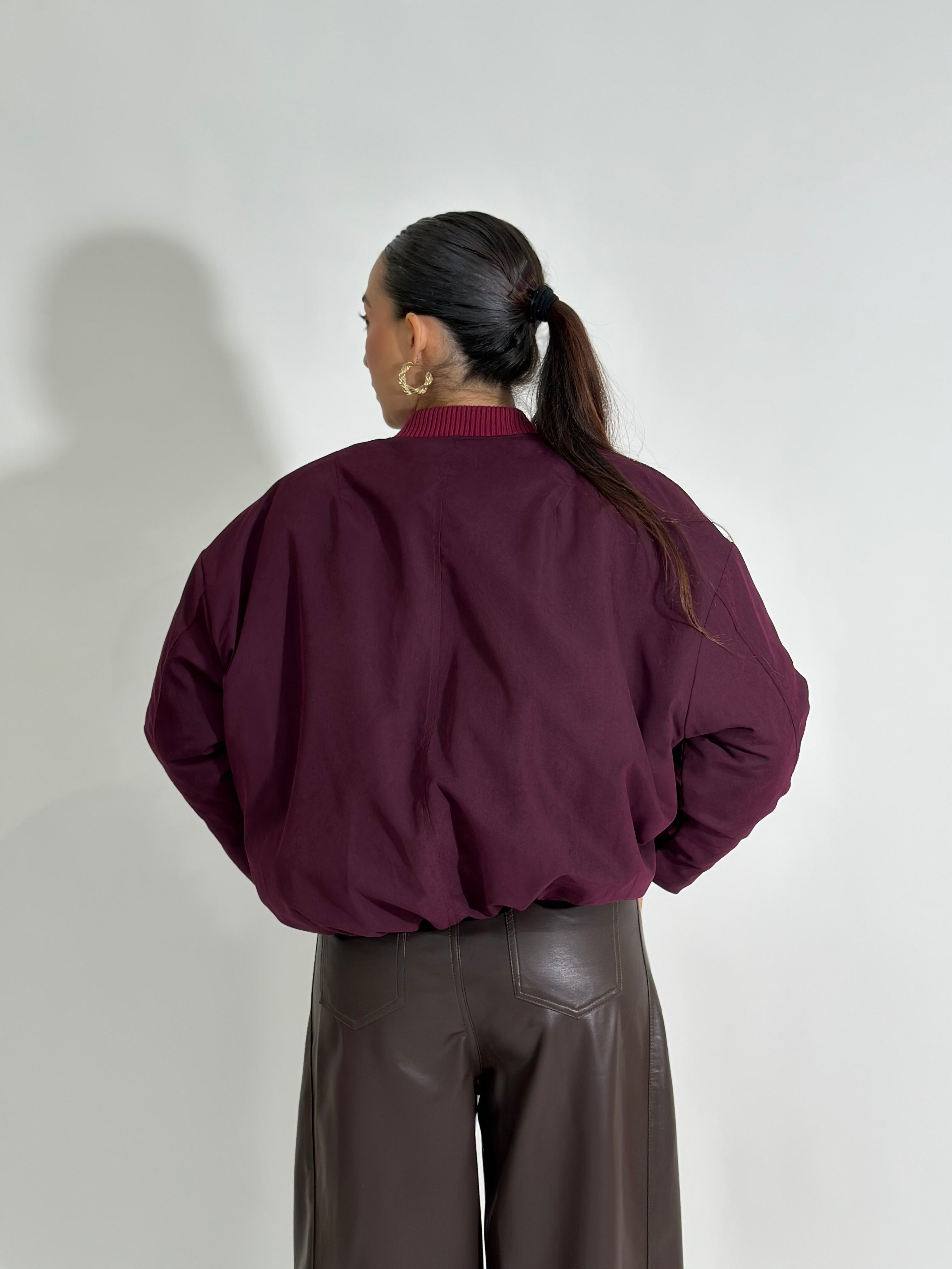 Bomber L9402 BURGUNDY