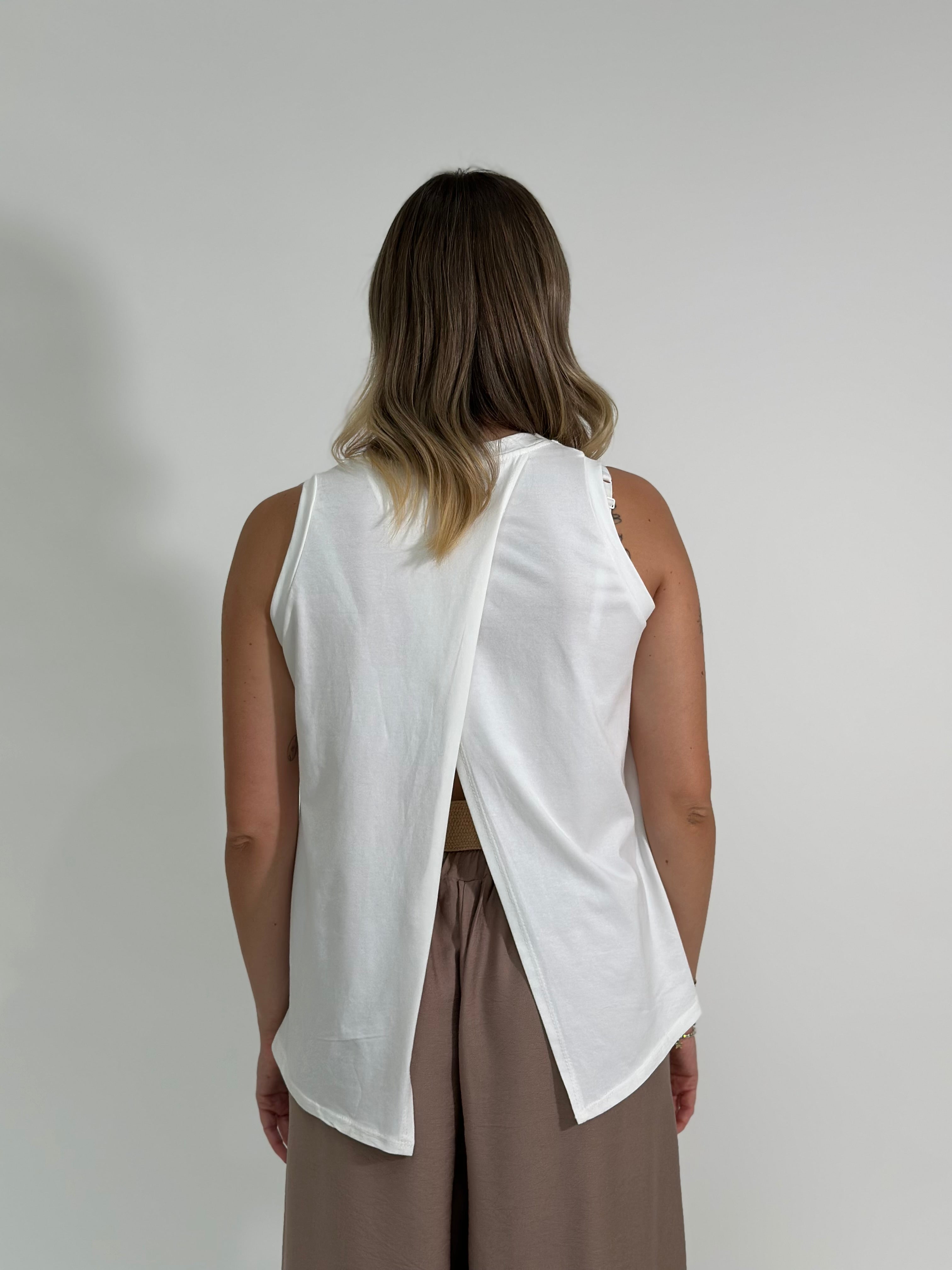 Maglia fiore 688 BIANCO