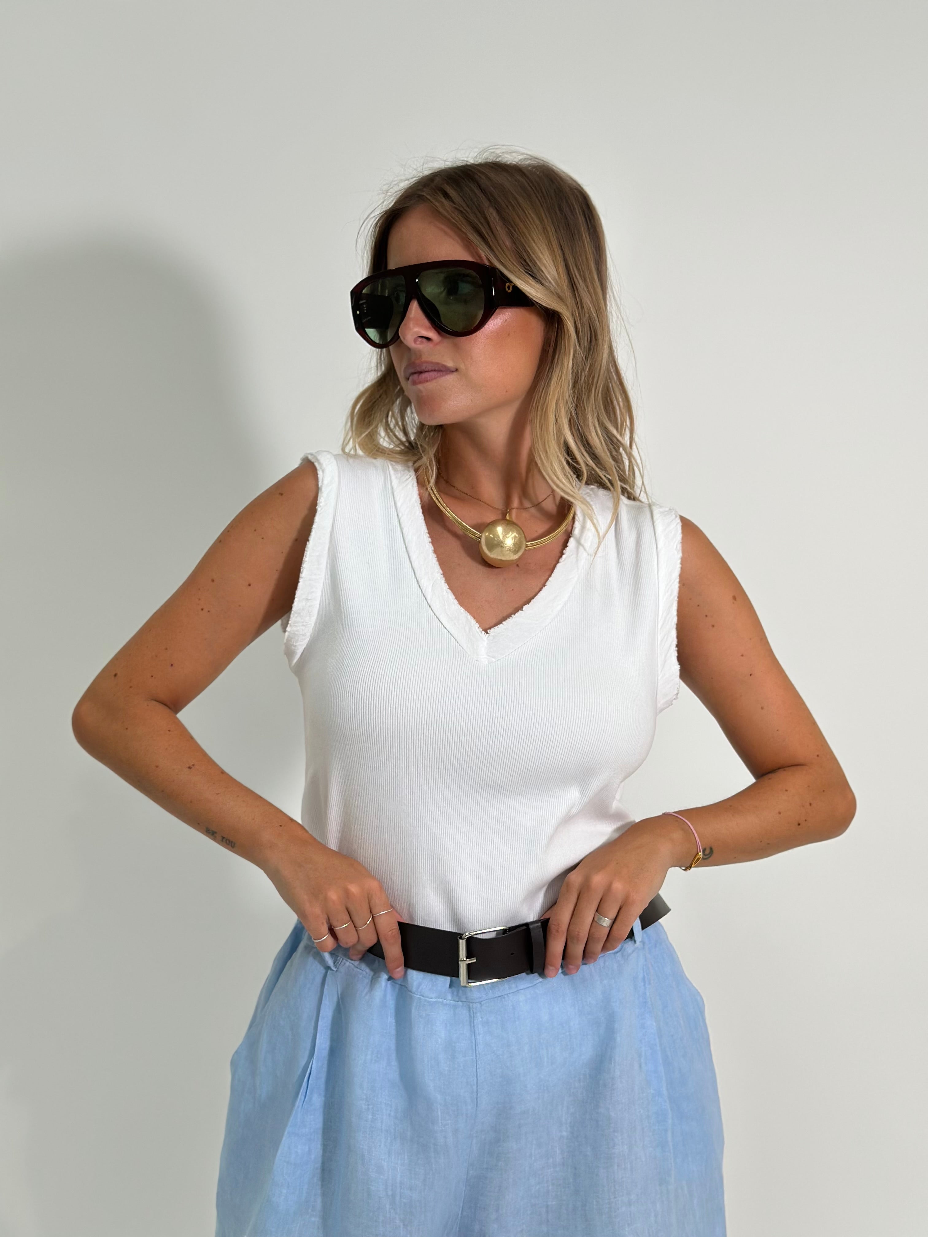 Canotta costina satin 6621