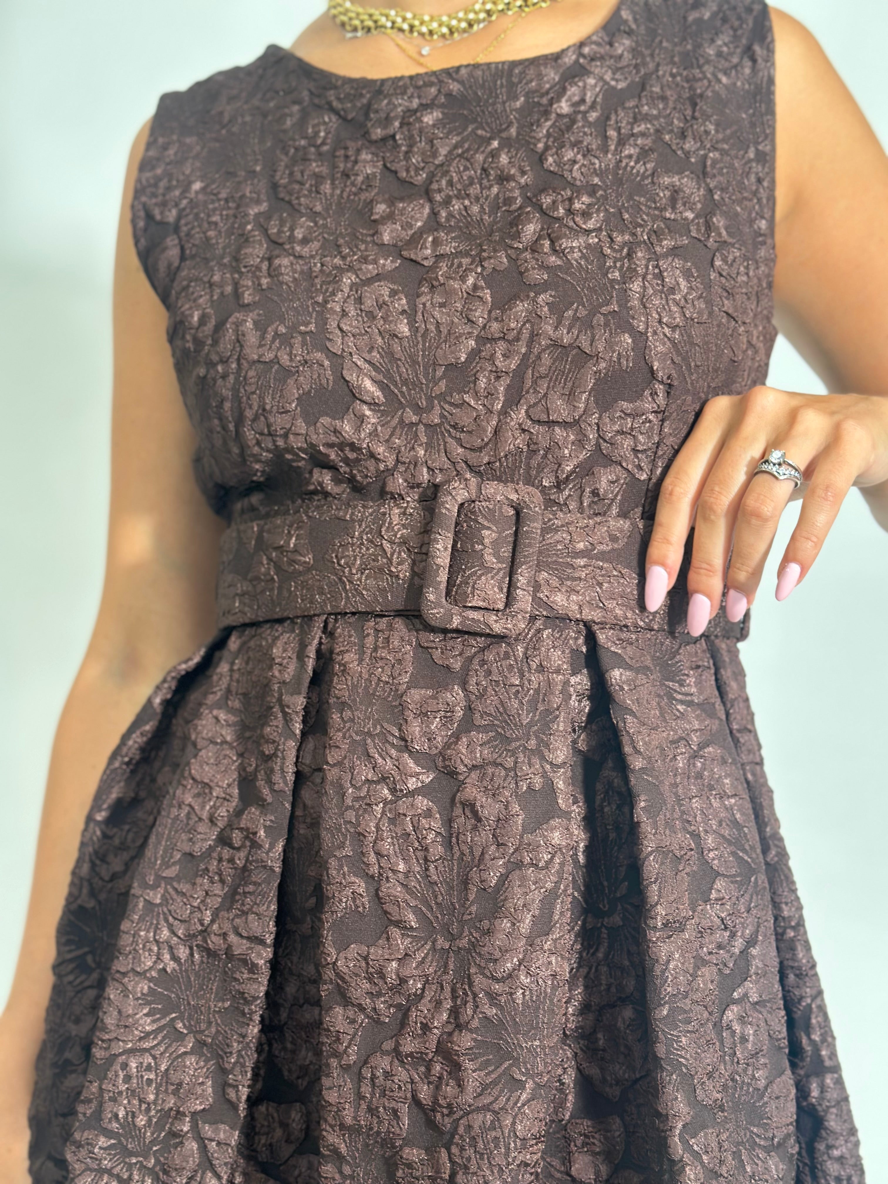 Abito dama 11855 MARRONE