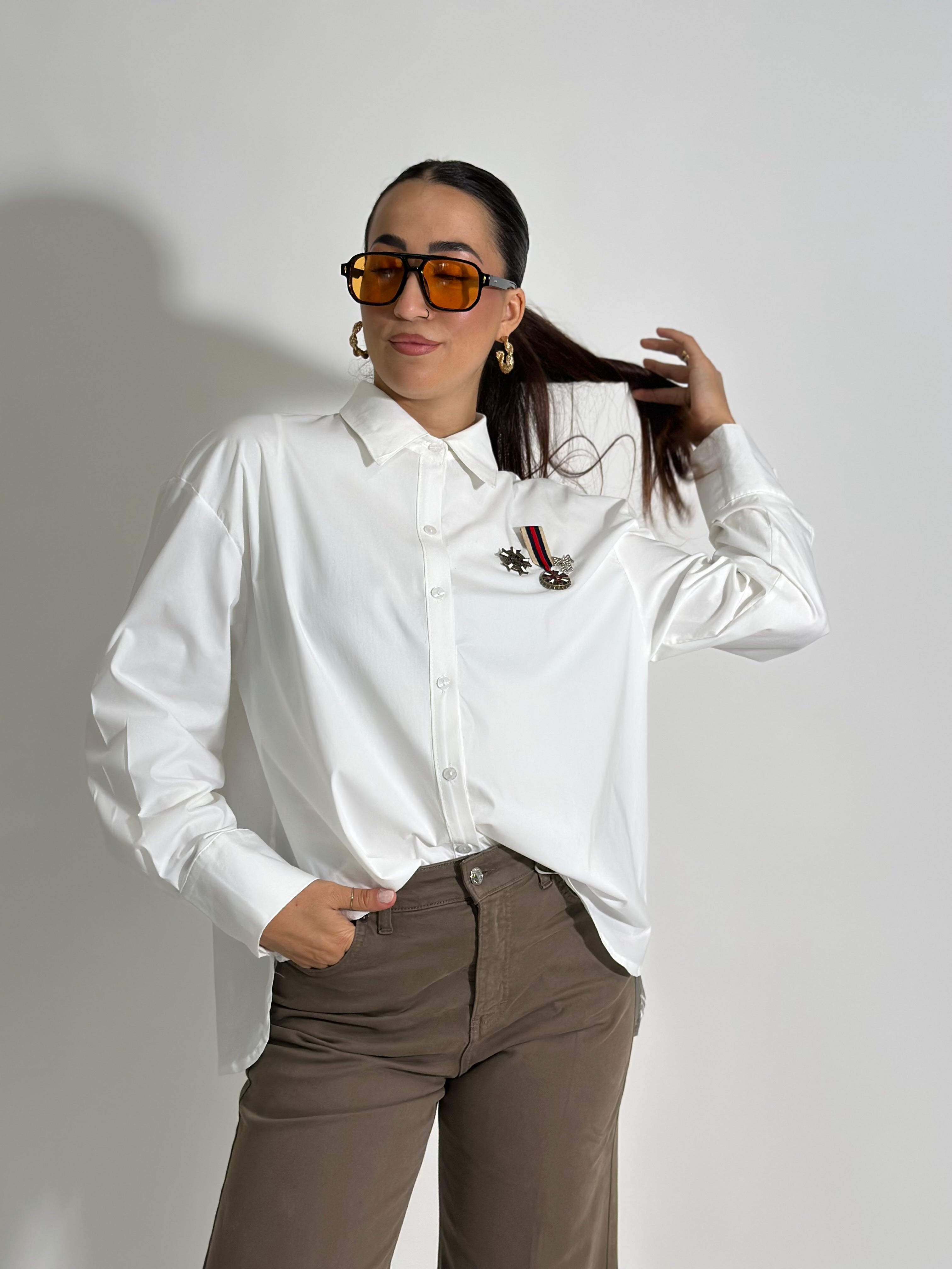 Camicia popeline spille 1786