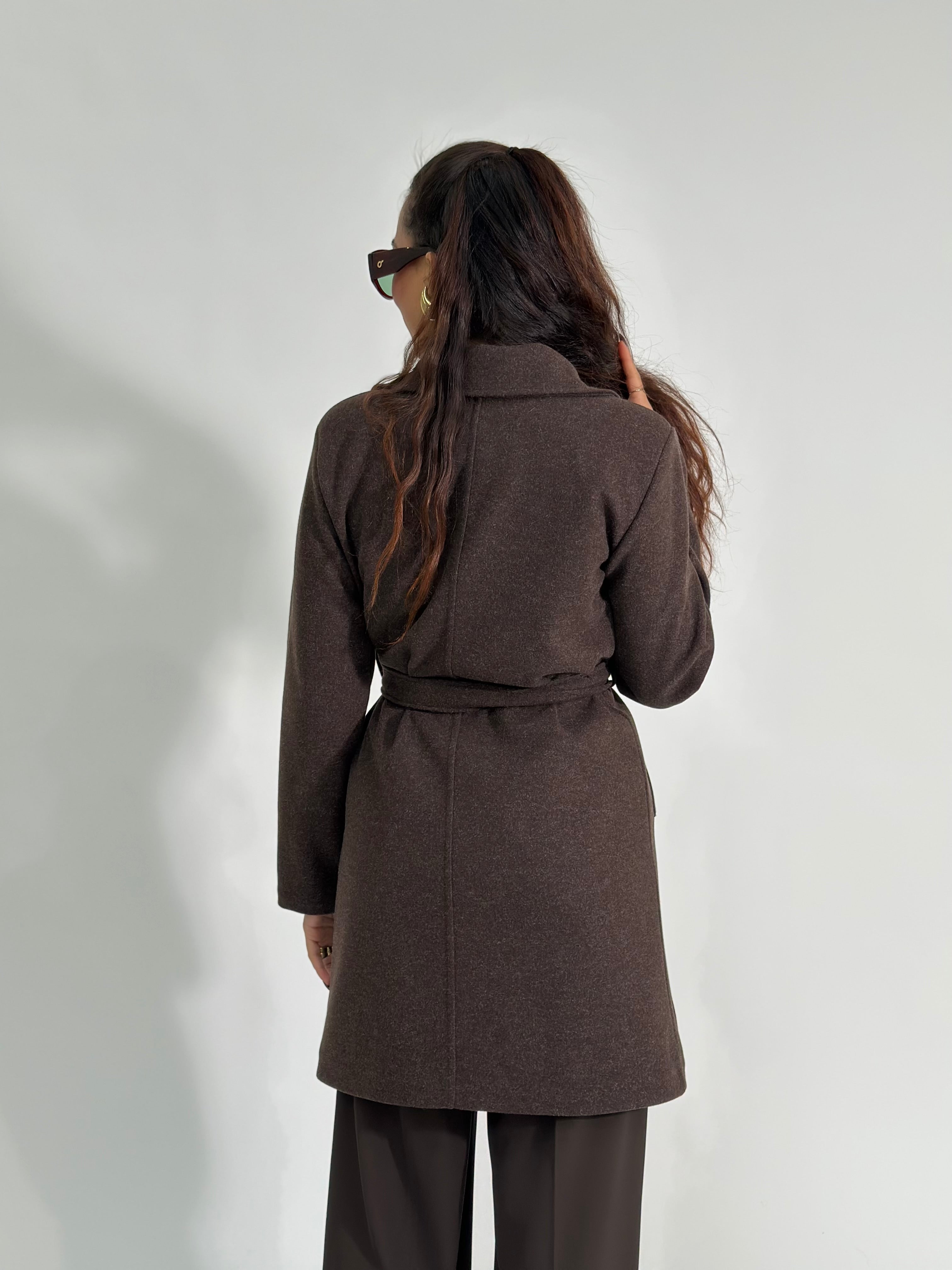 Cappotto trench 90996 MORO