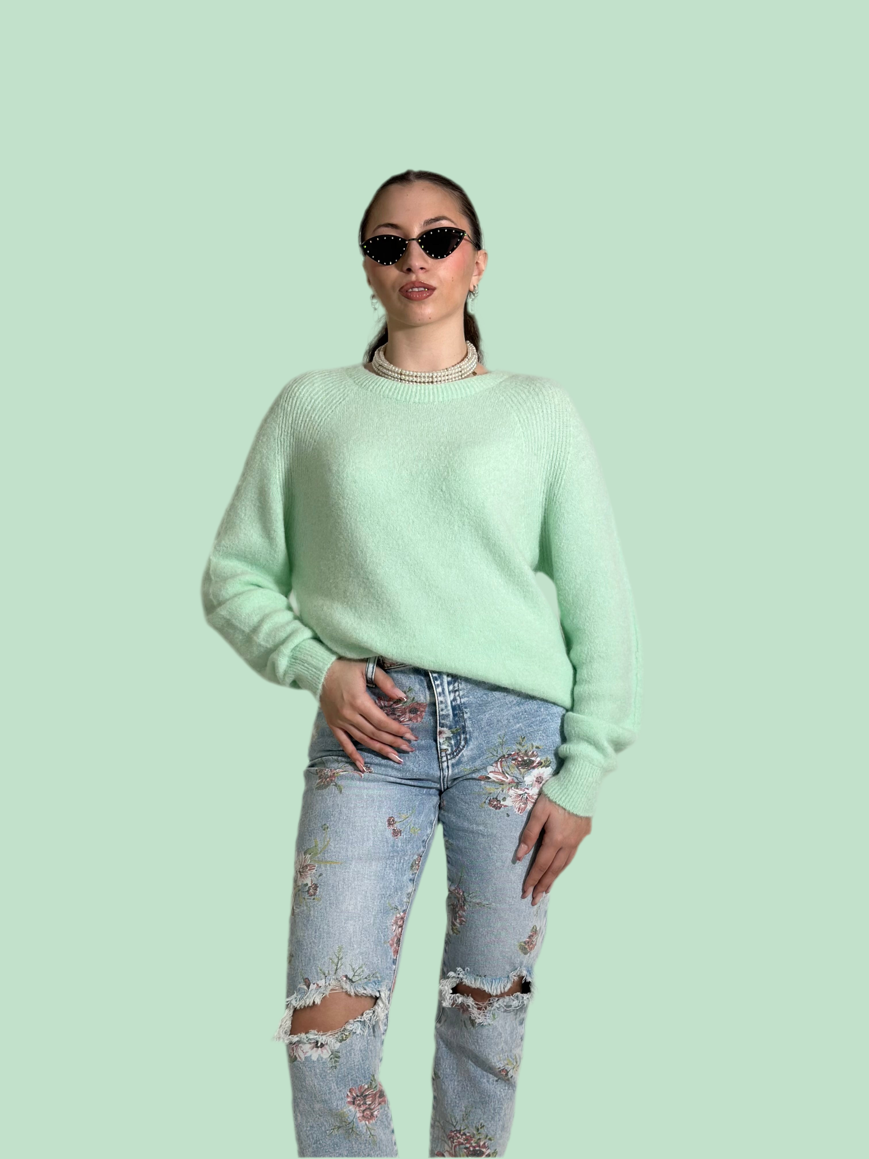 Maglia Alpaca LUMINA 0045 VERDE