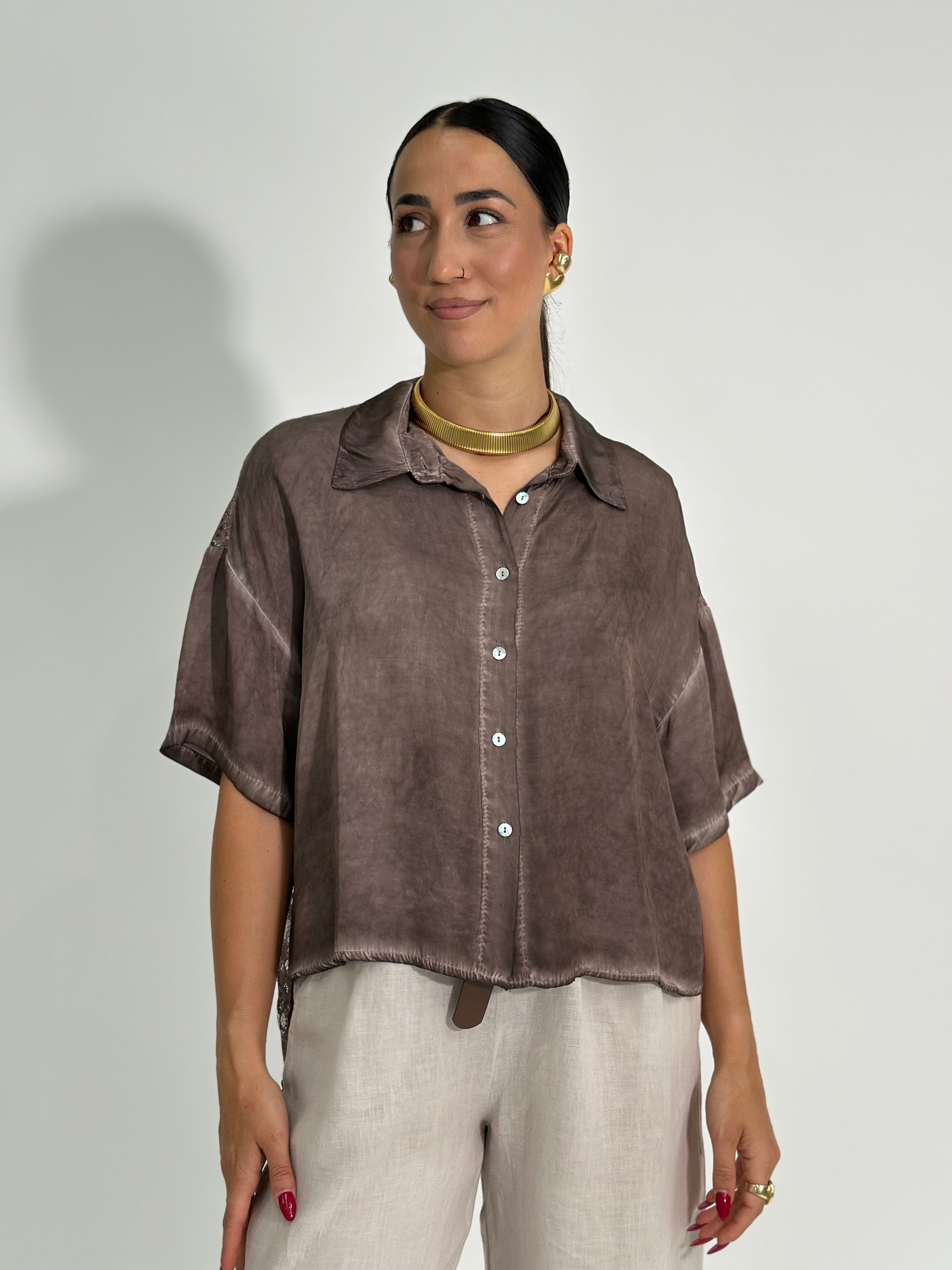 Camicia pizzo 10674