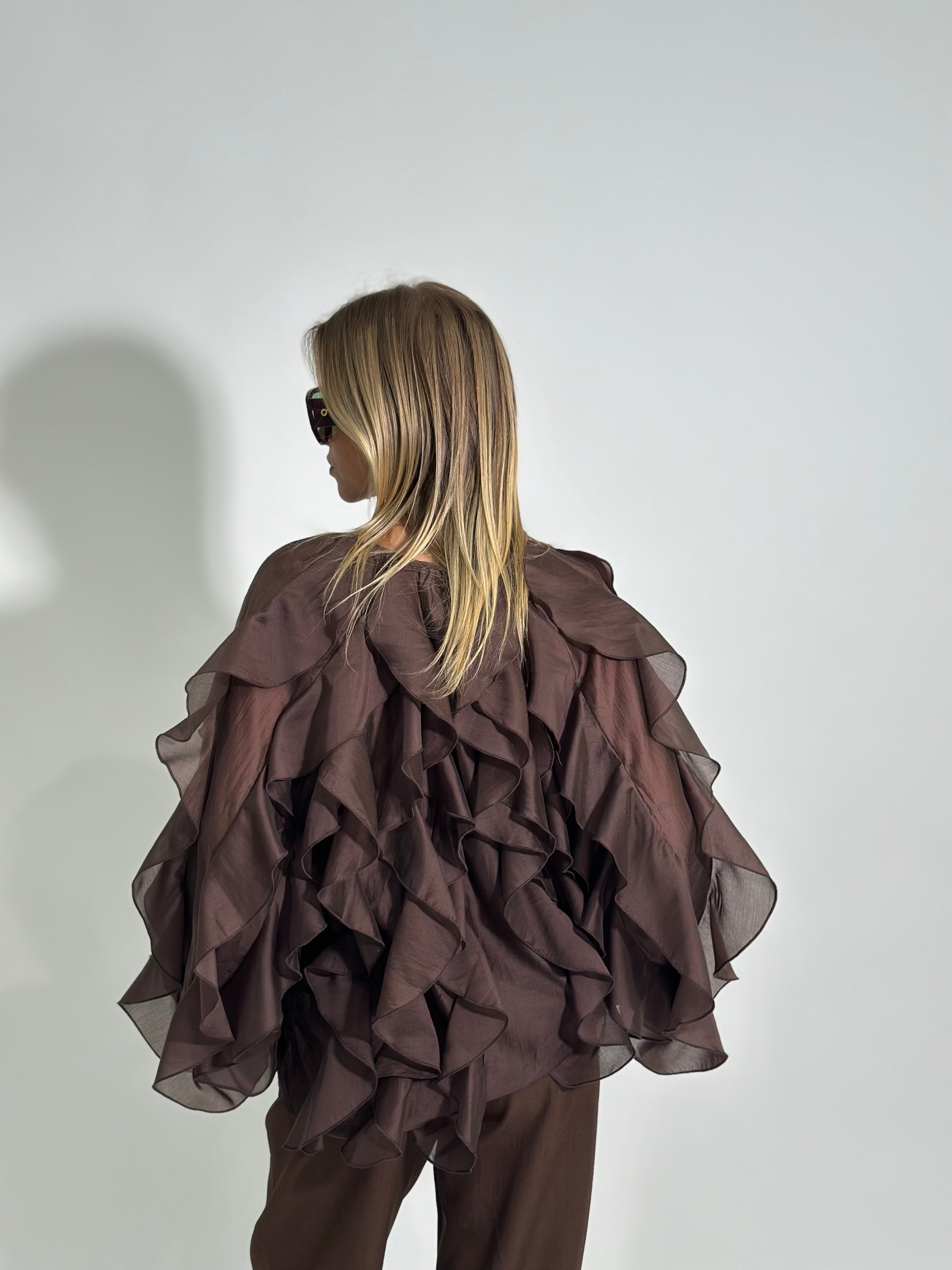 Camicia rouge 305 MARRONE