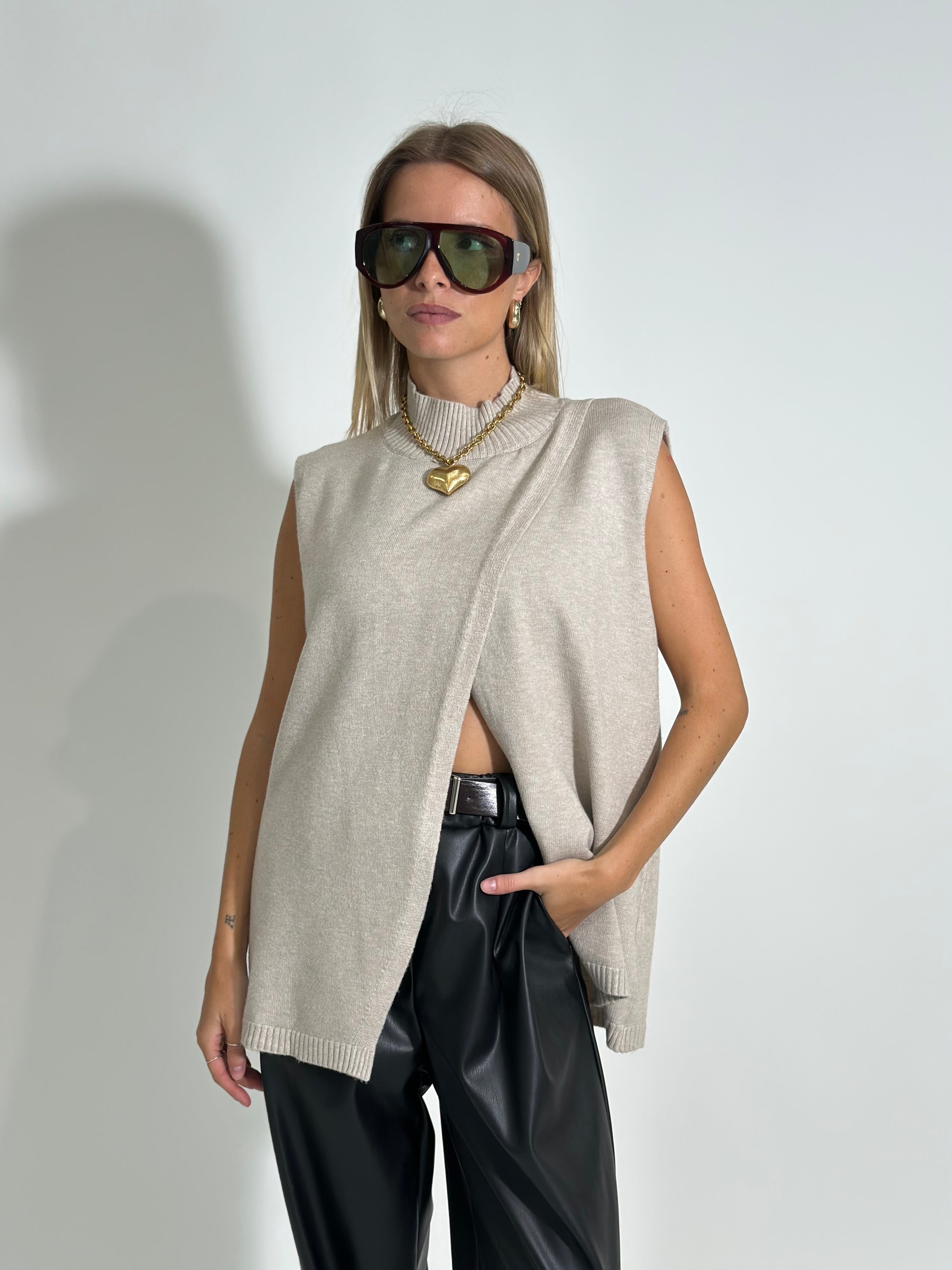 Gilet ZS5373 ECRÙ