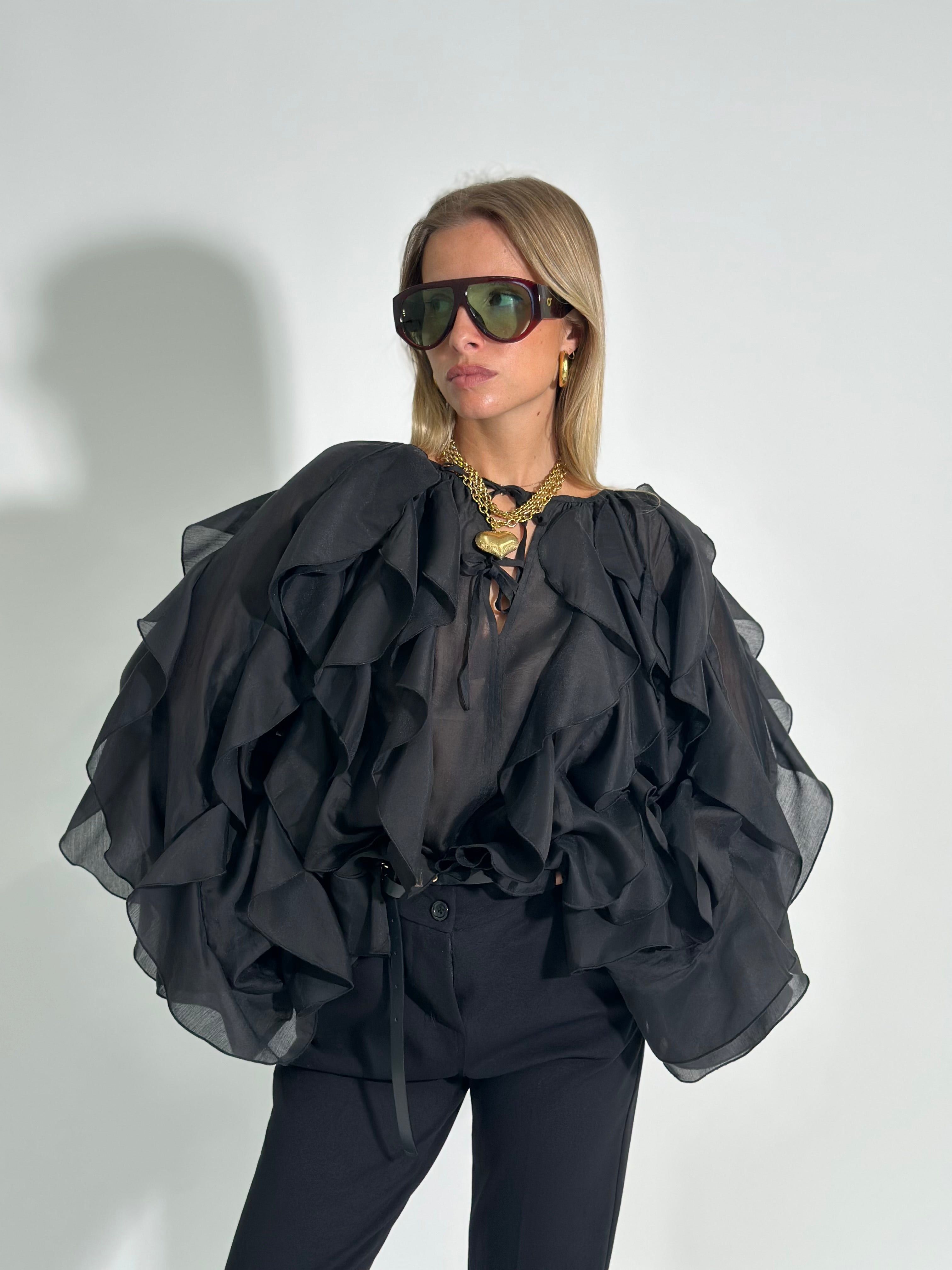 Camicia rouge 305 NERO