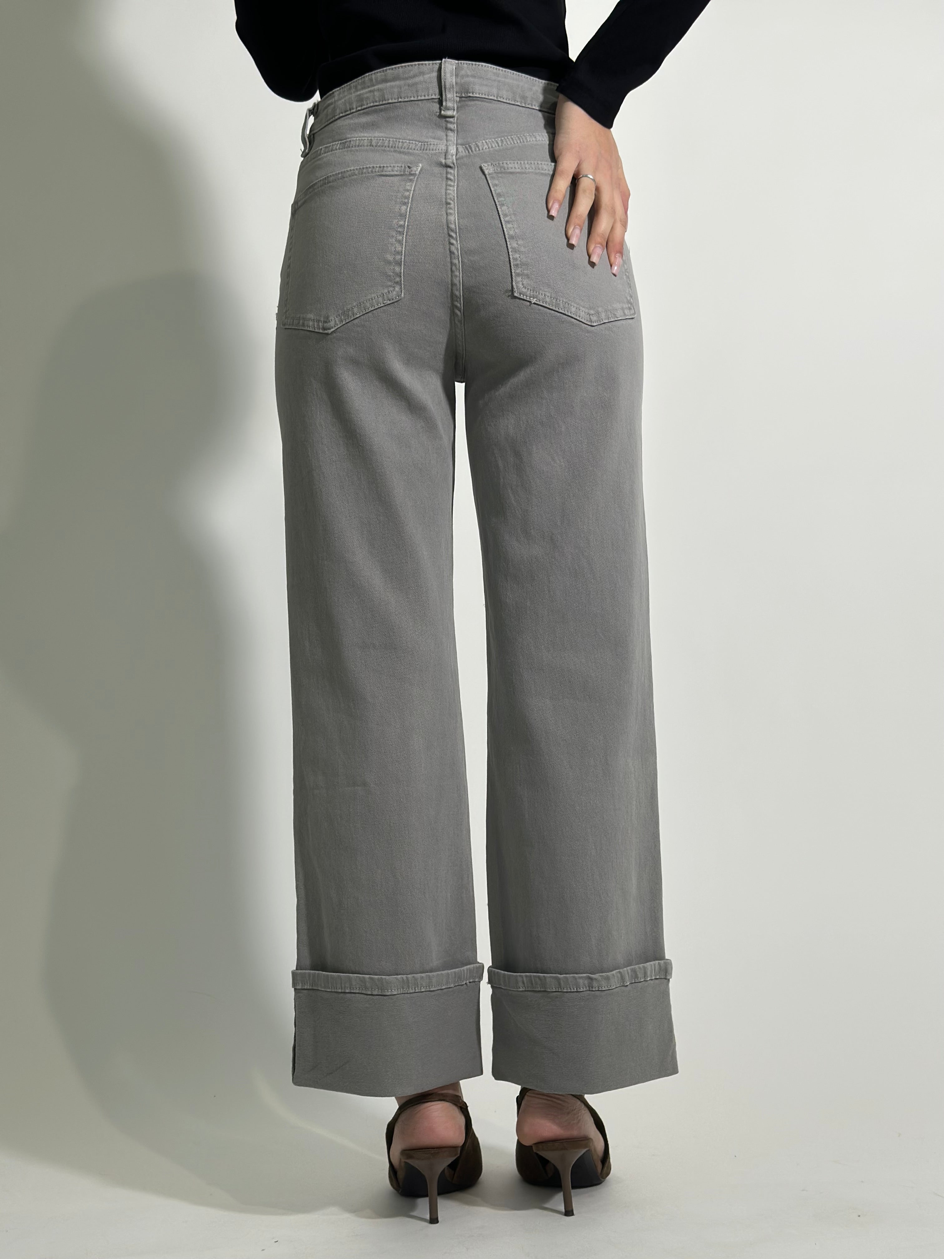 Jeans denim colorato 1383-17 GREY