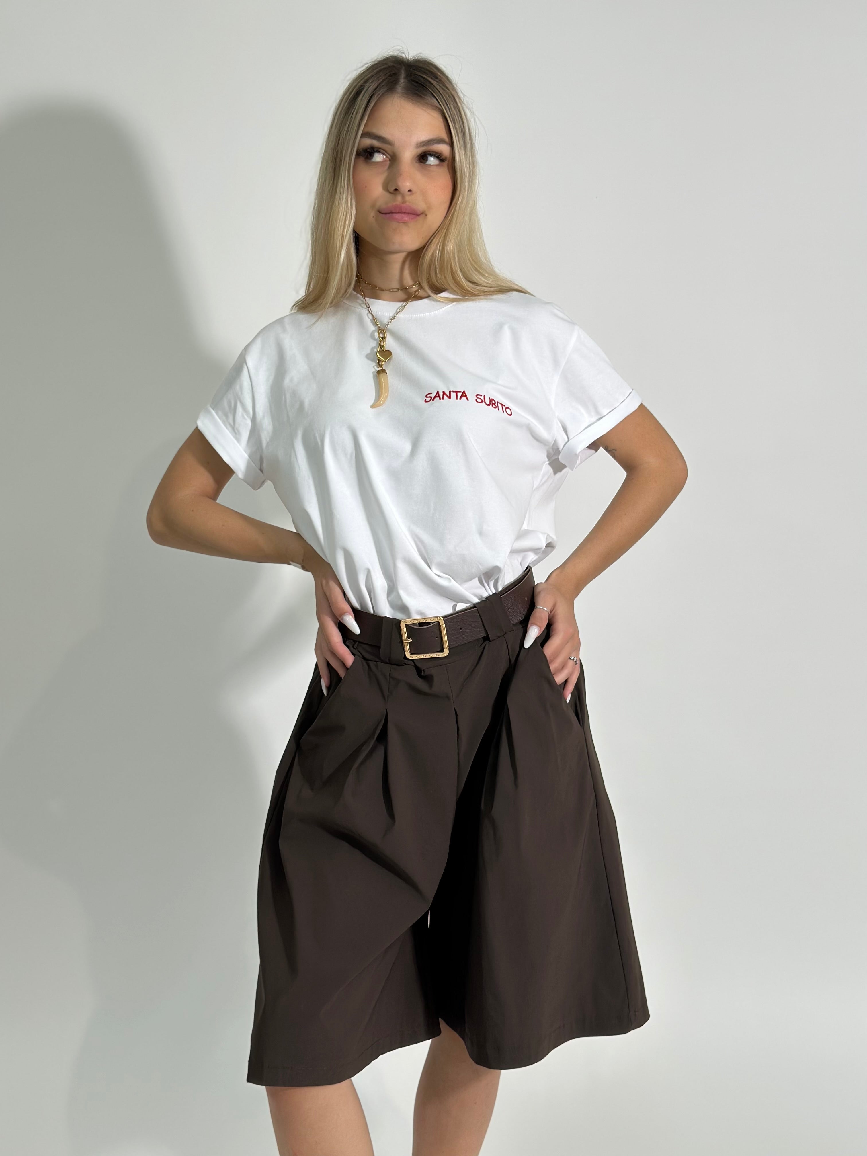 T-shirt C100 Santa ROSSO