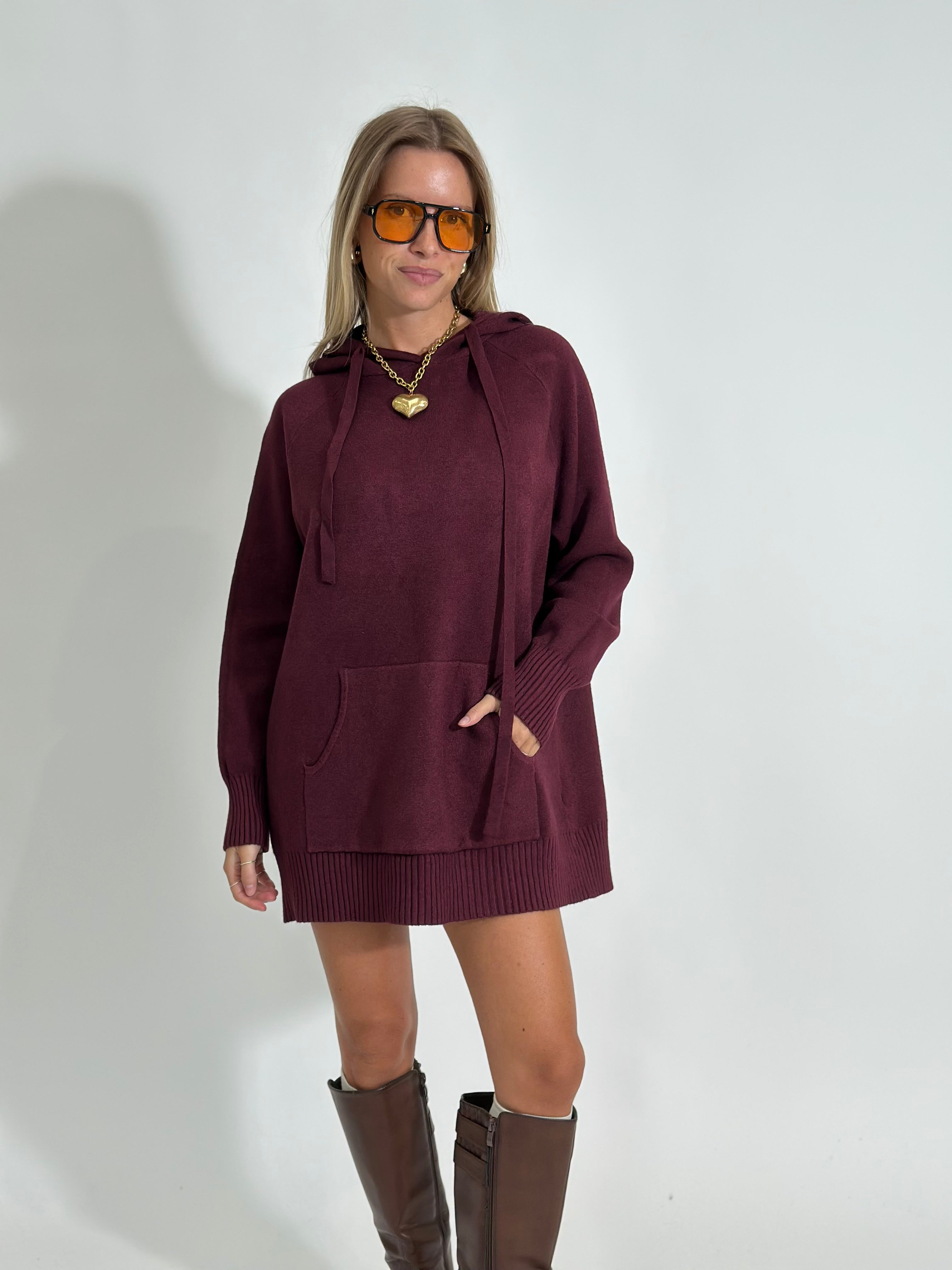 Maglia Felpa 5351 BURGUNDY