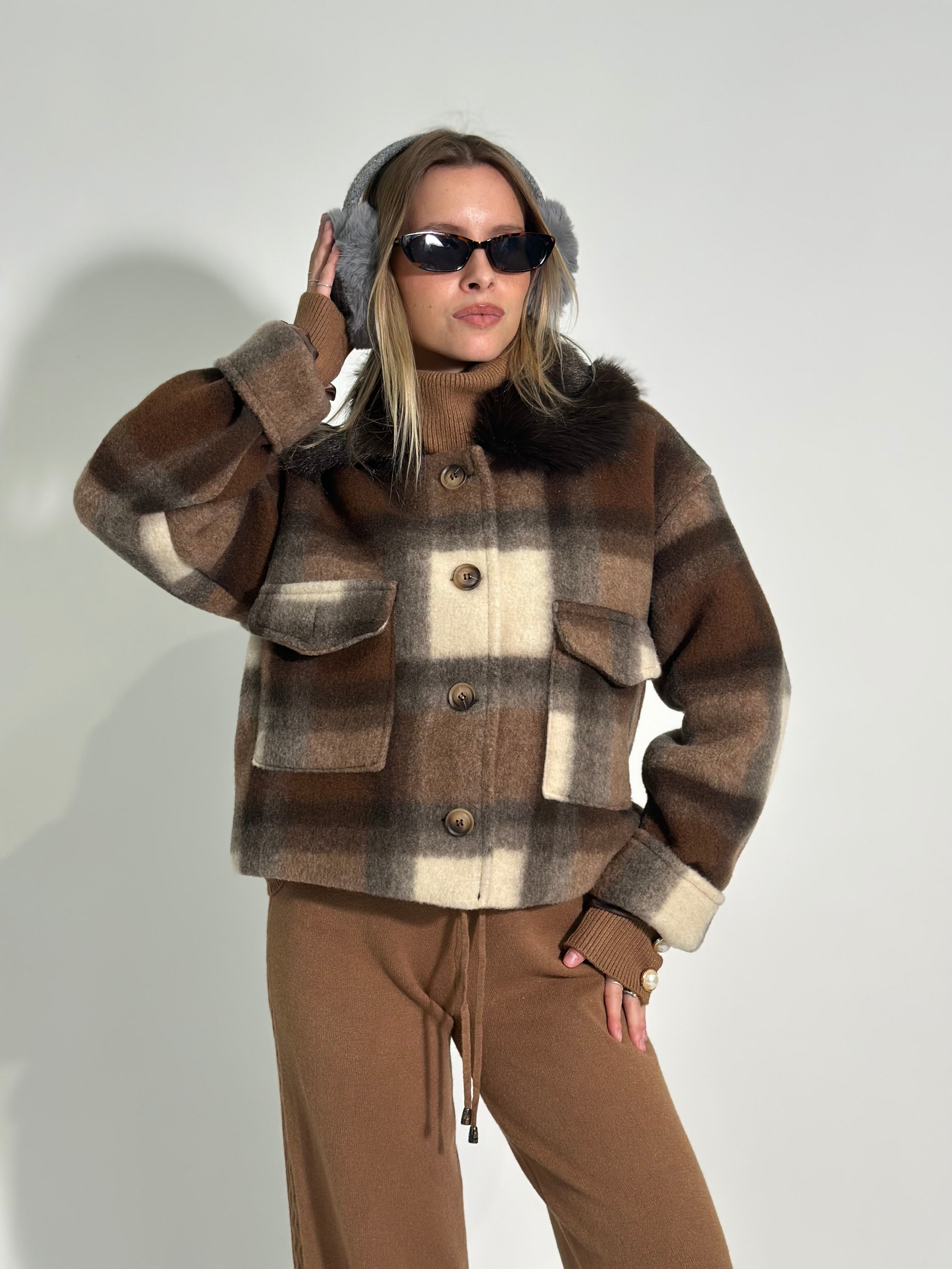 Cappottino crop G2125 MORO