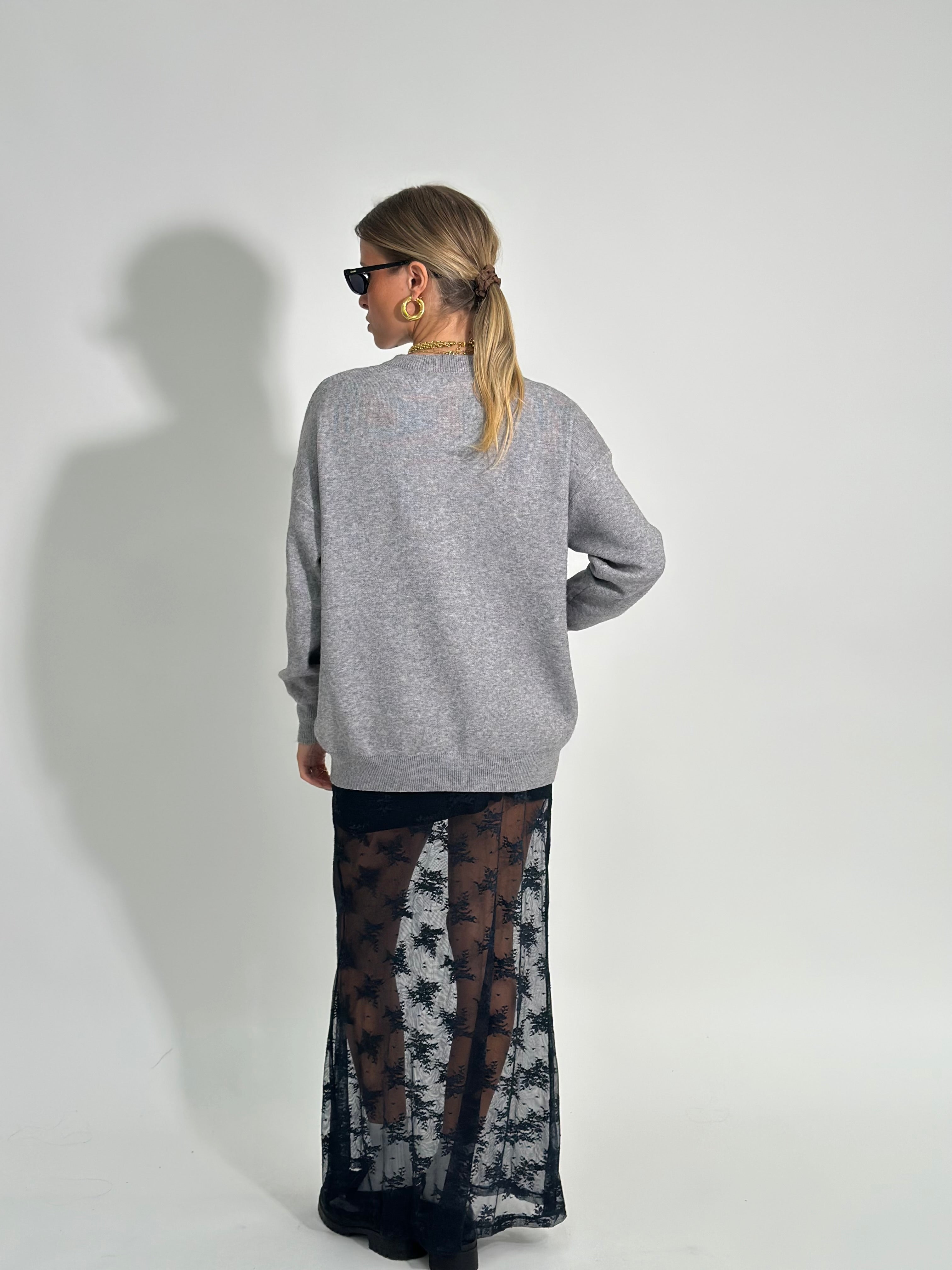 Maglia NY S11127 GRIGIO