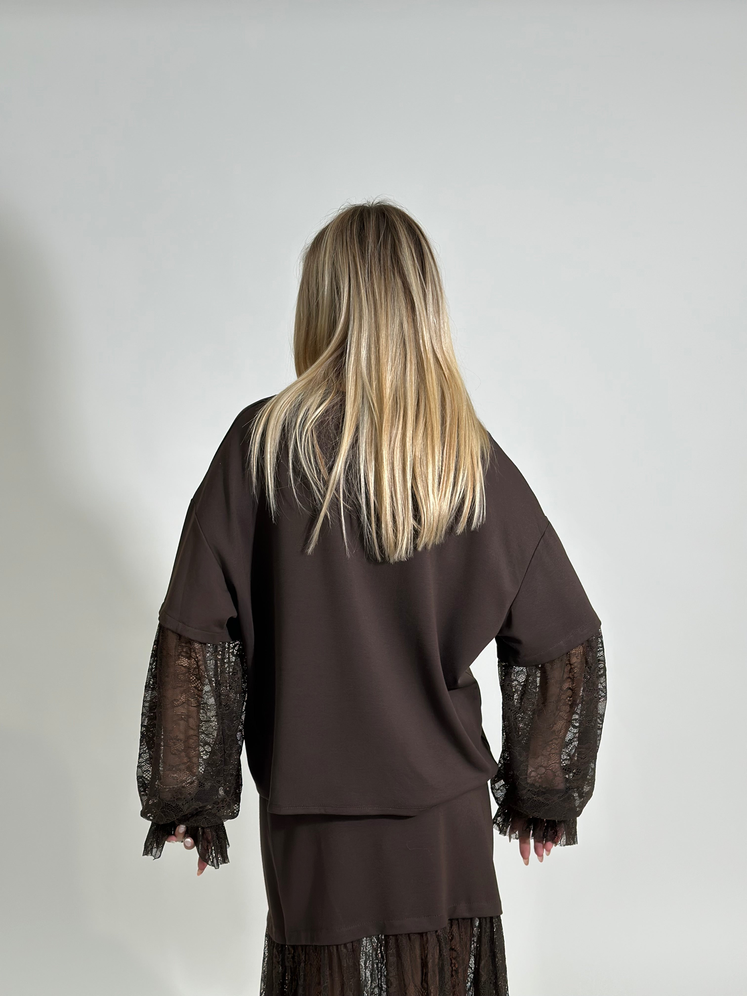 Maglia twin pizzo 55726 MORO