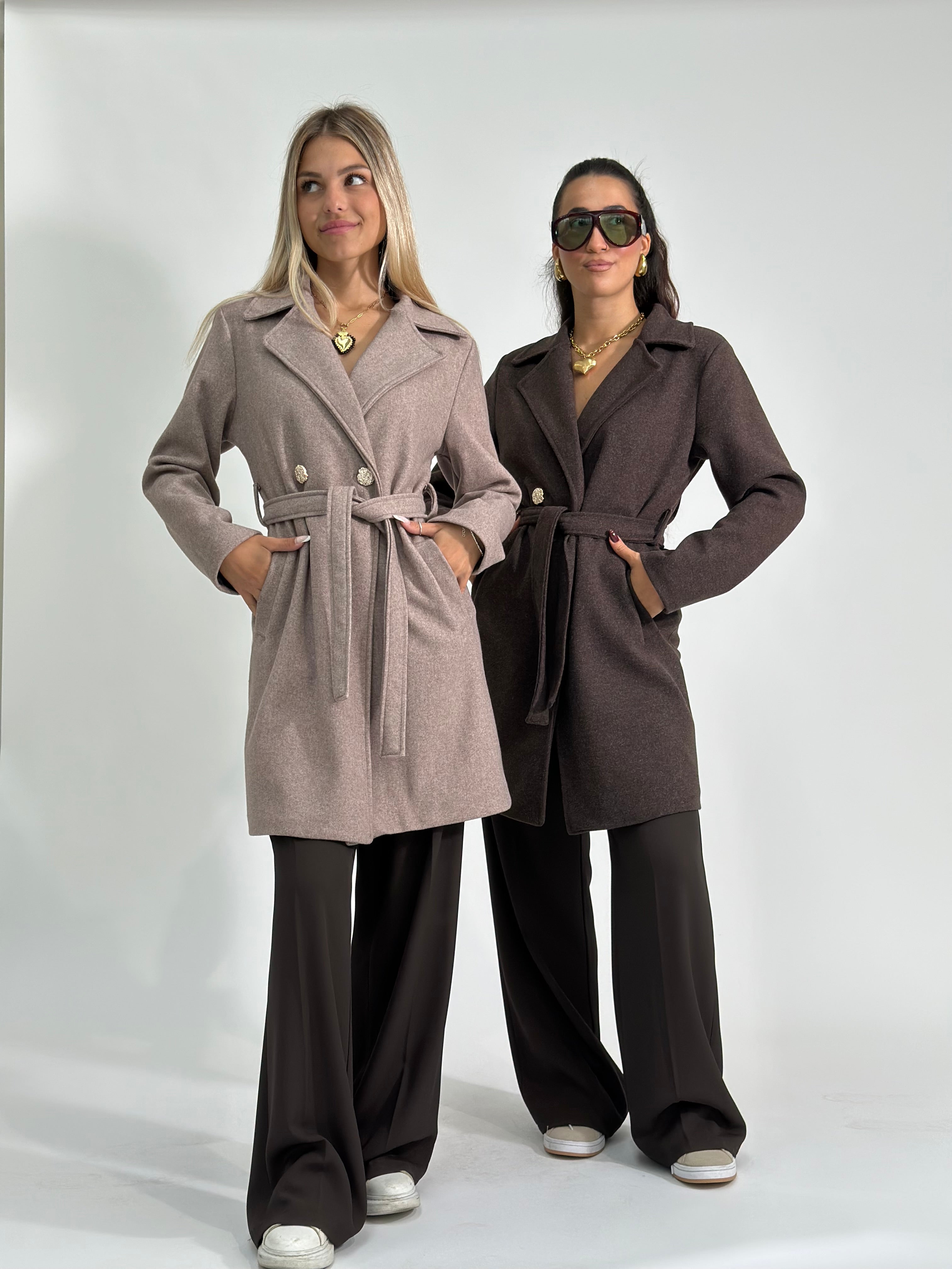Cappotto trench 90996 MORO
