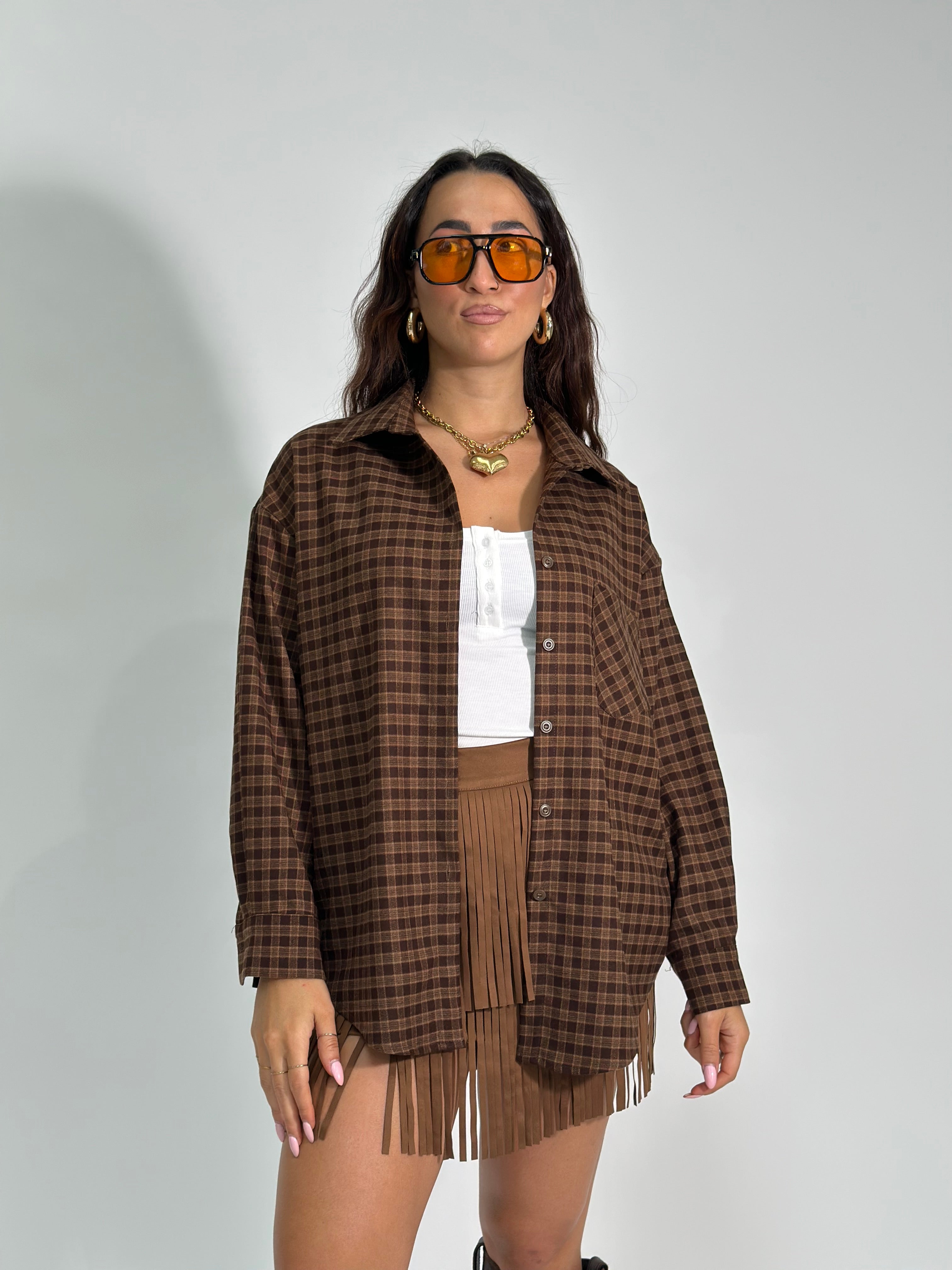 Camicia madras 17176 MORO