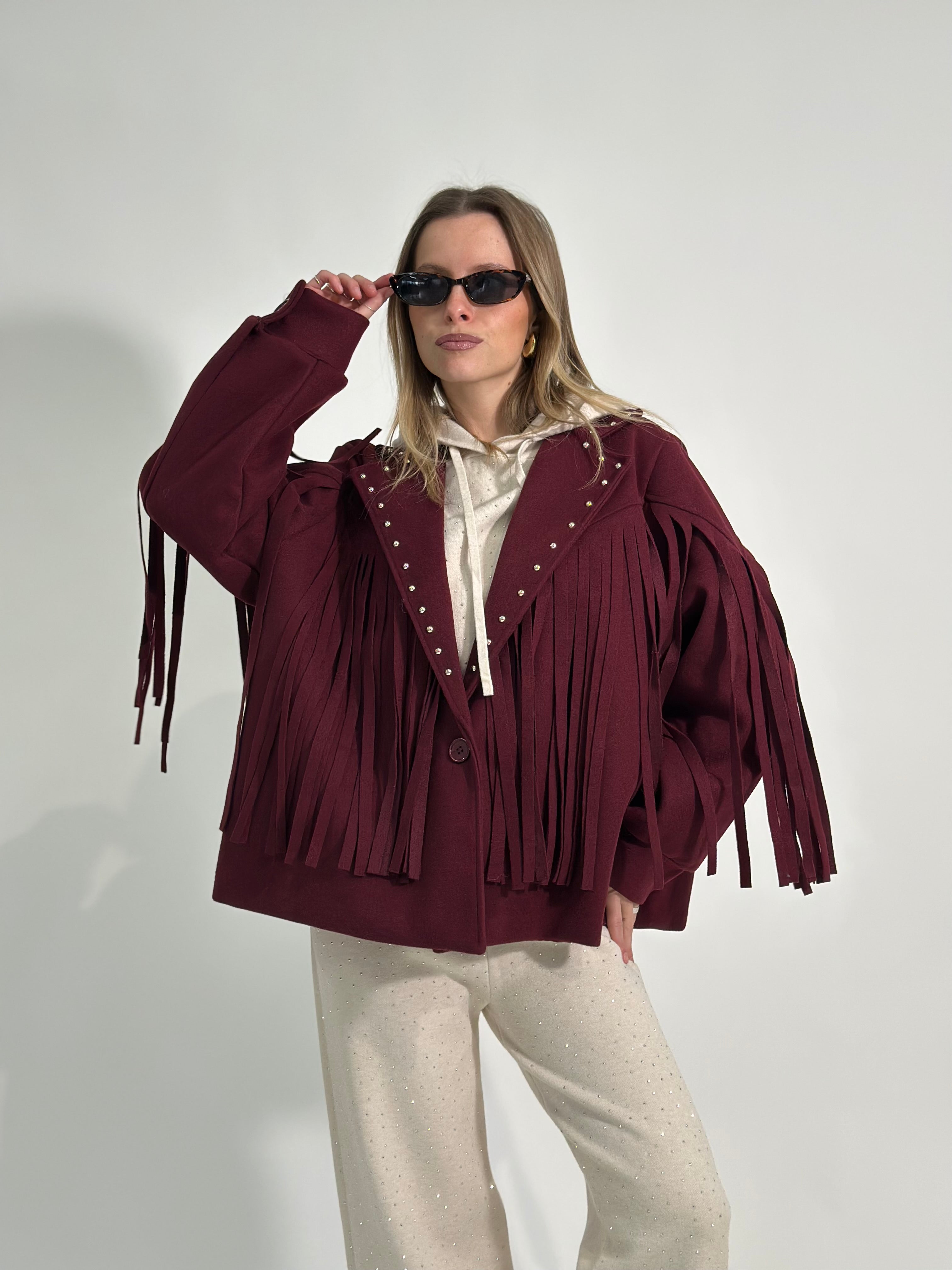 Giacca frange A11944