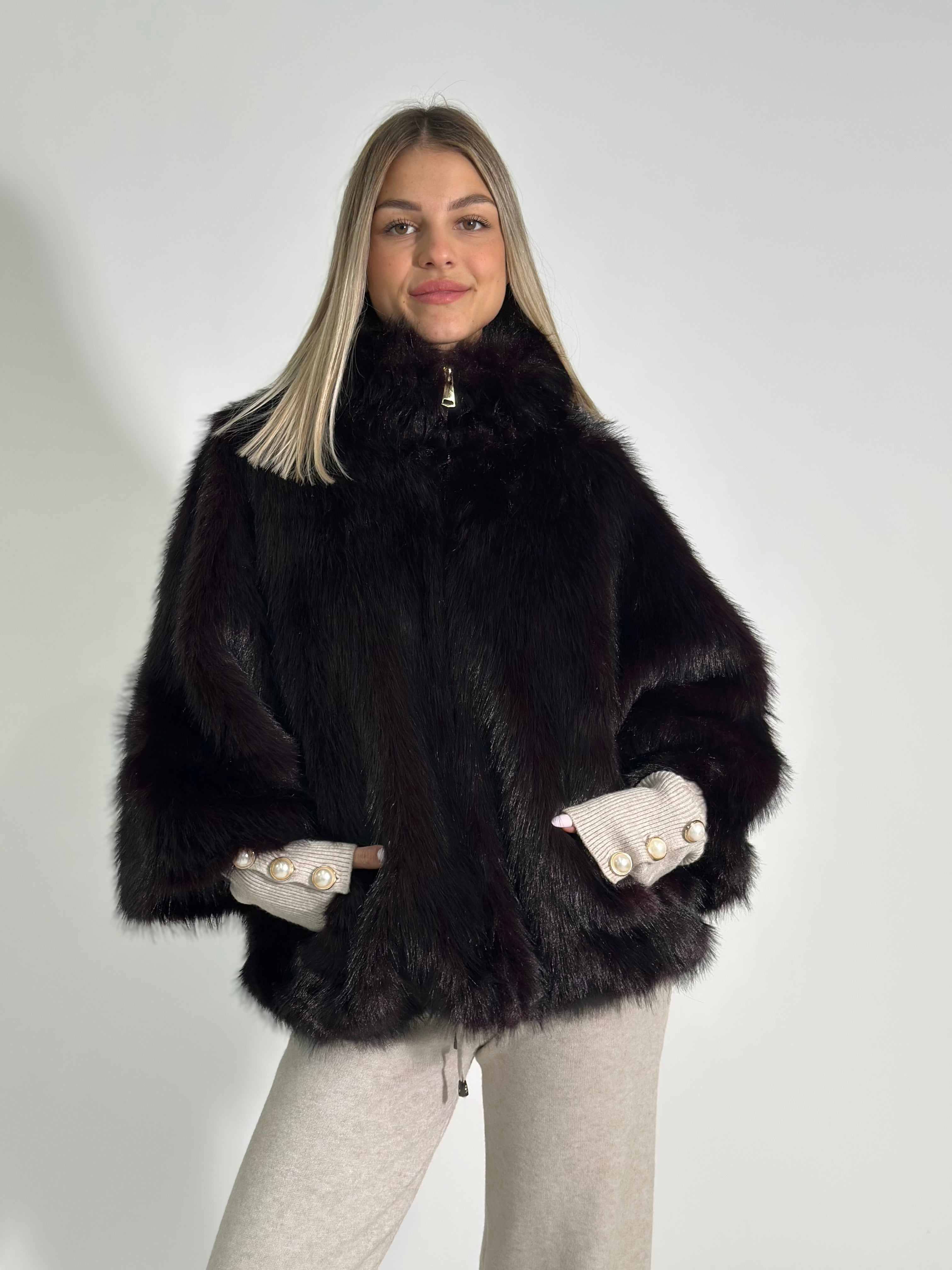 Pelliccia Y0230 BURGUNDY