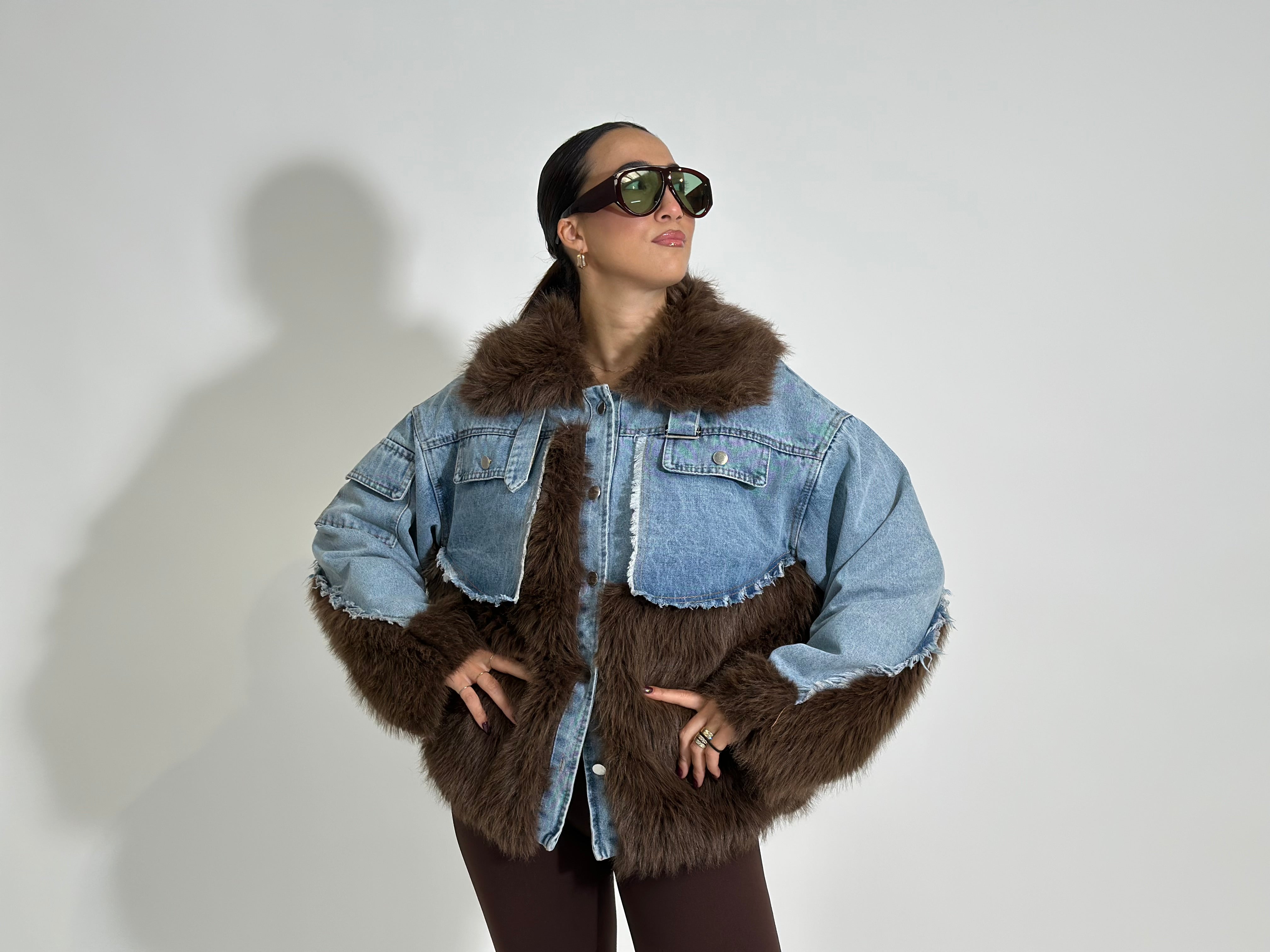 Giaccone denim Q0031