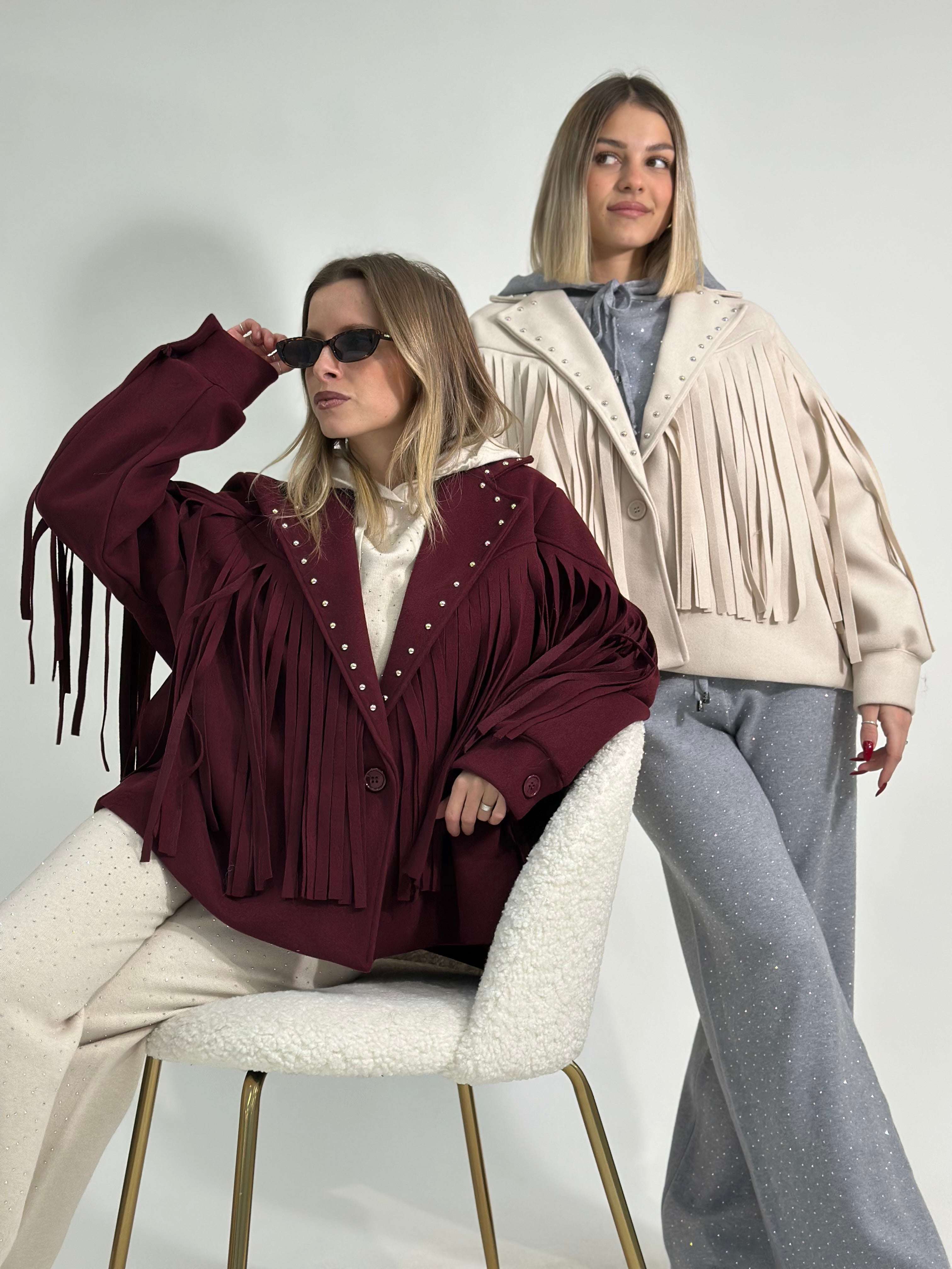 Giacca frange A11944