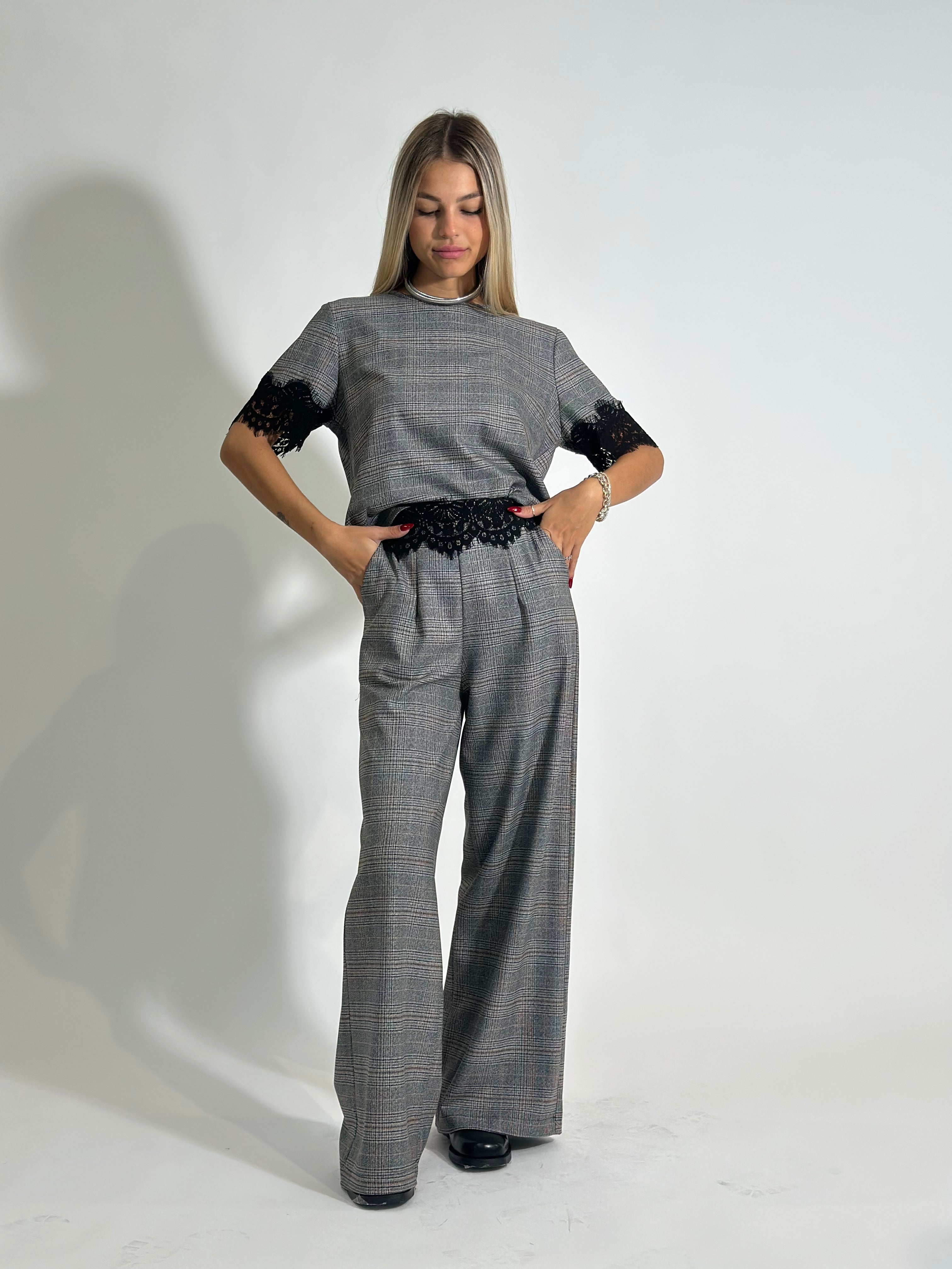 Completo madras 6753 GRIGIO