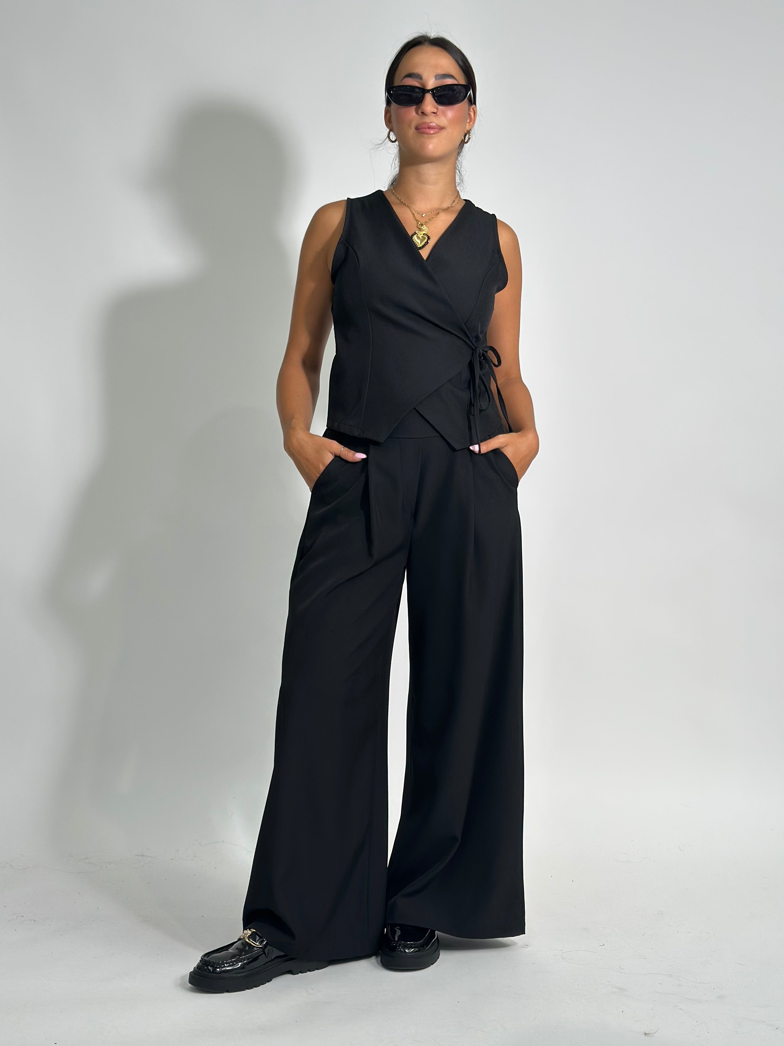 Completo gilet 5181 NERO