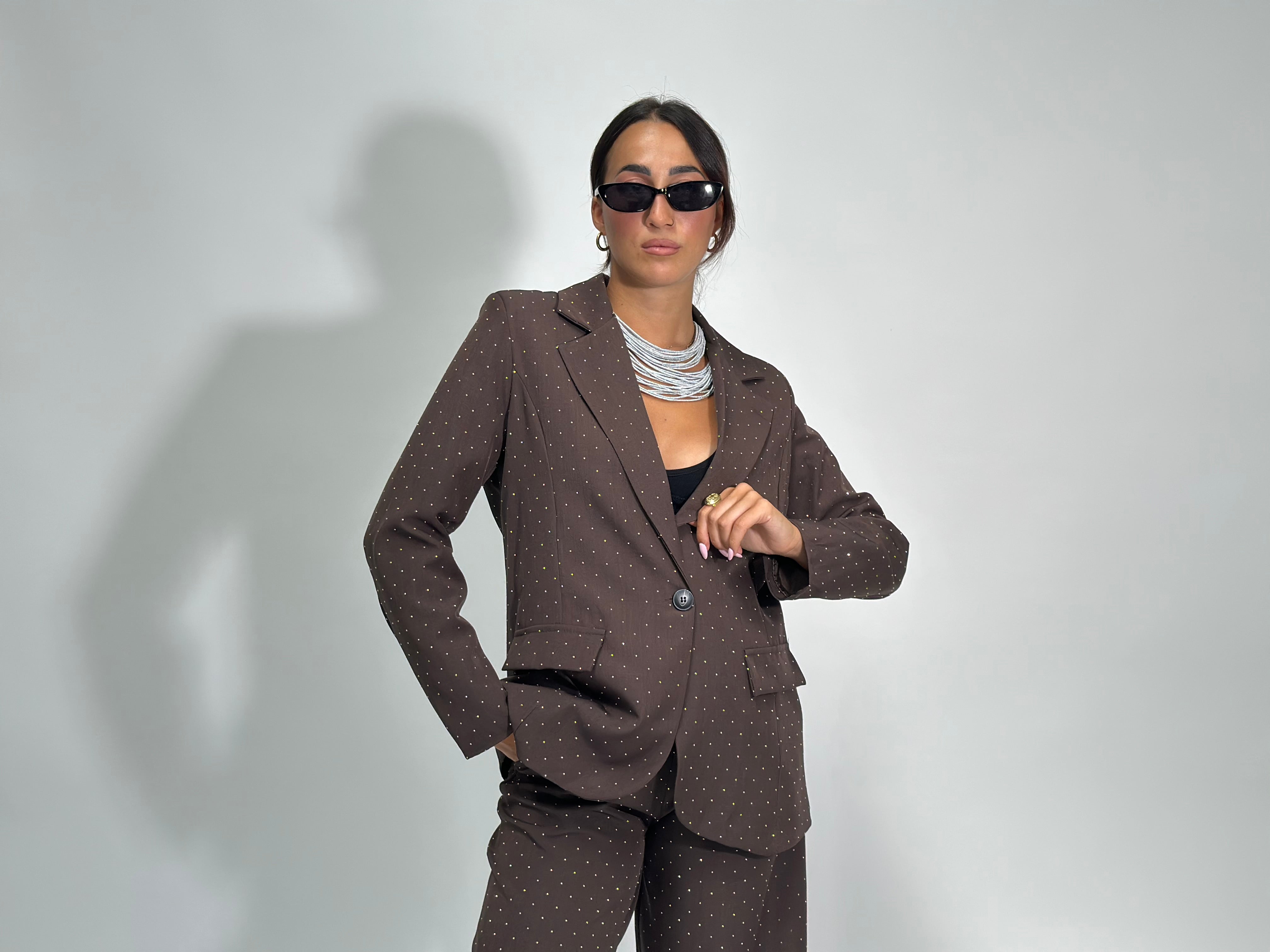 Tailleur T6382 MARRONE