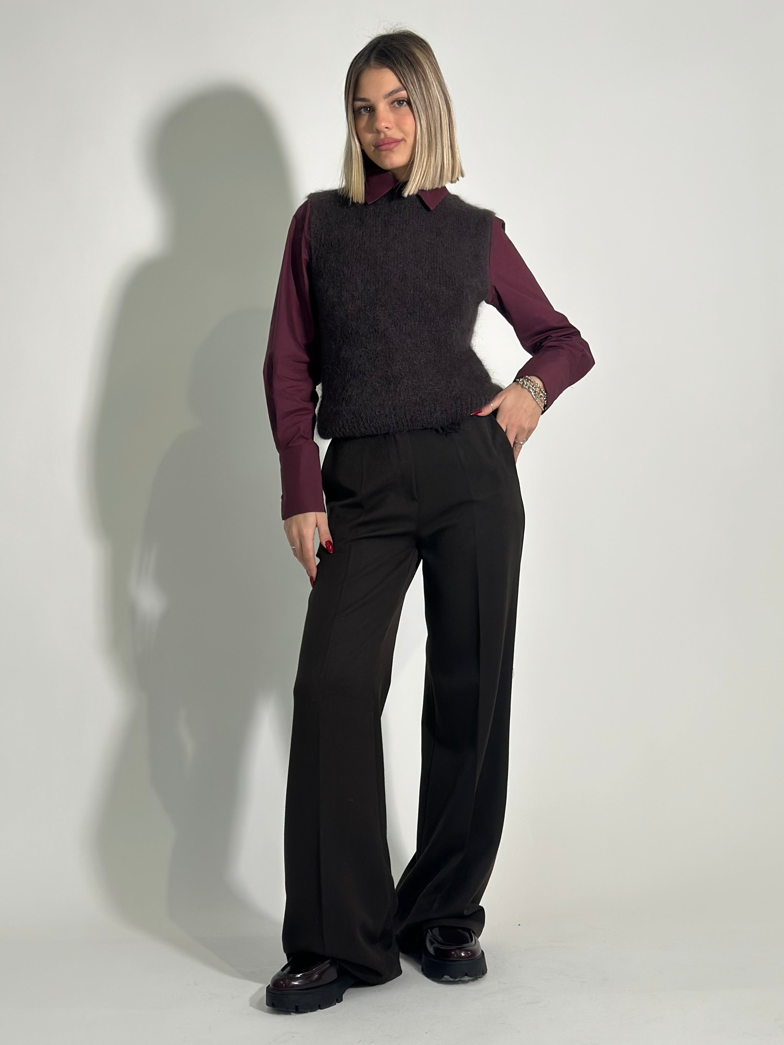 Pantalone palazzo 21381 CAFFE