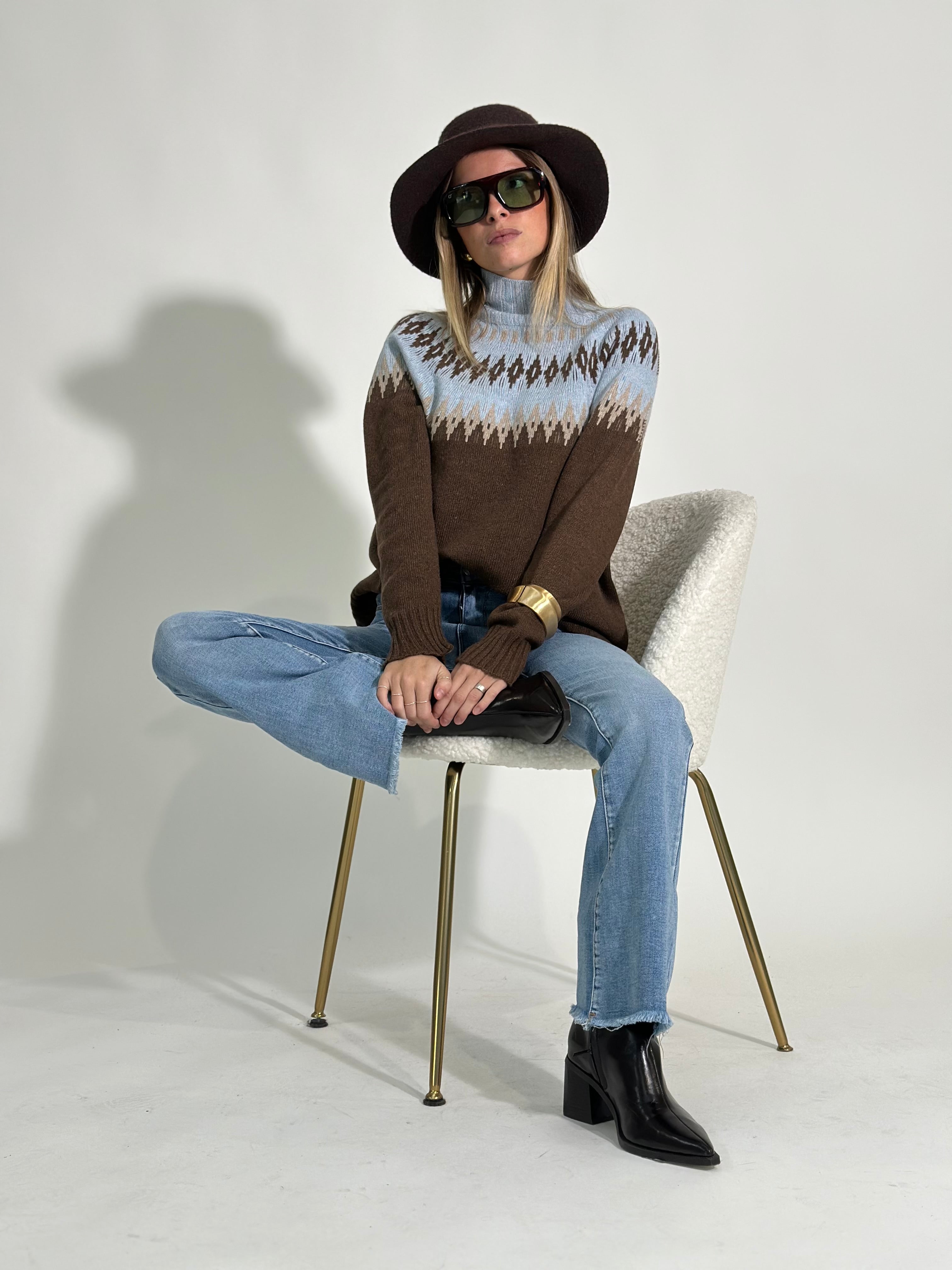 Maglia norvegese 8240 MORO CIELO