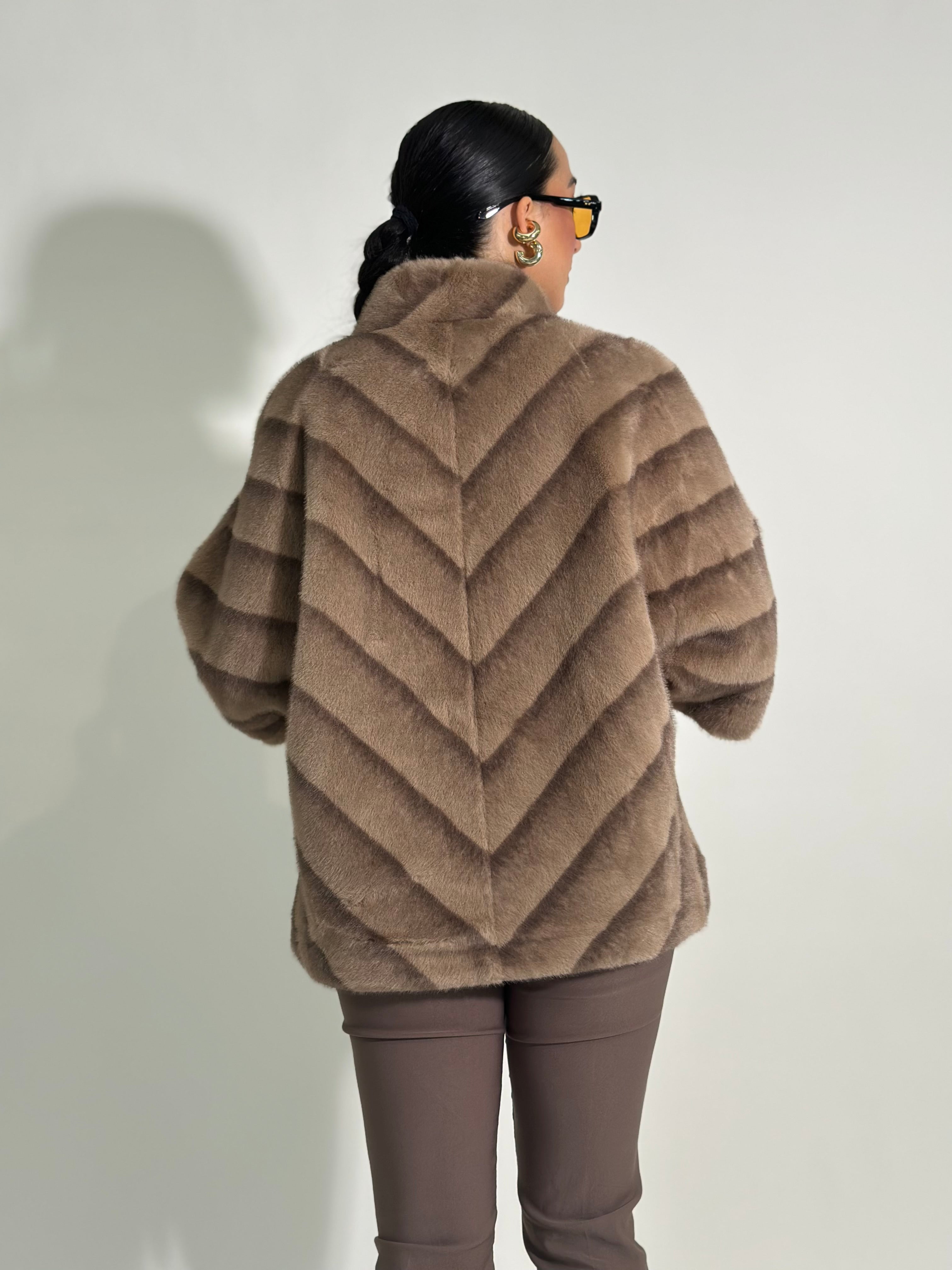 Pelliccia maniche 3/4 MF15