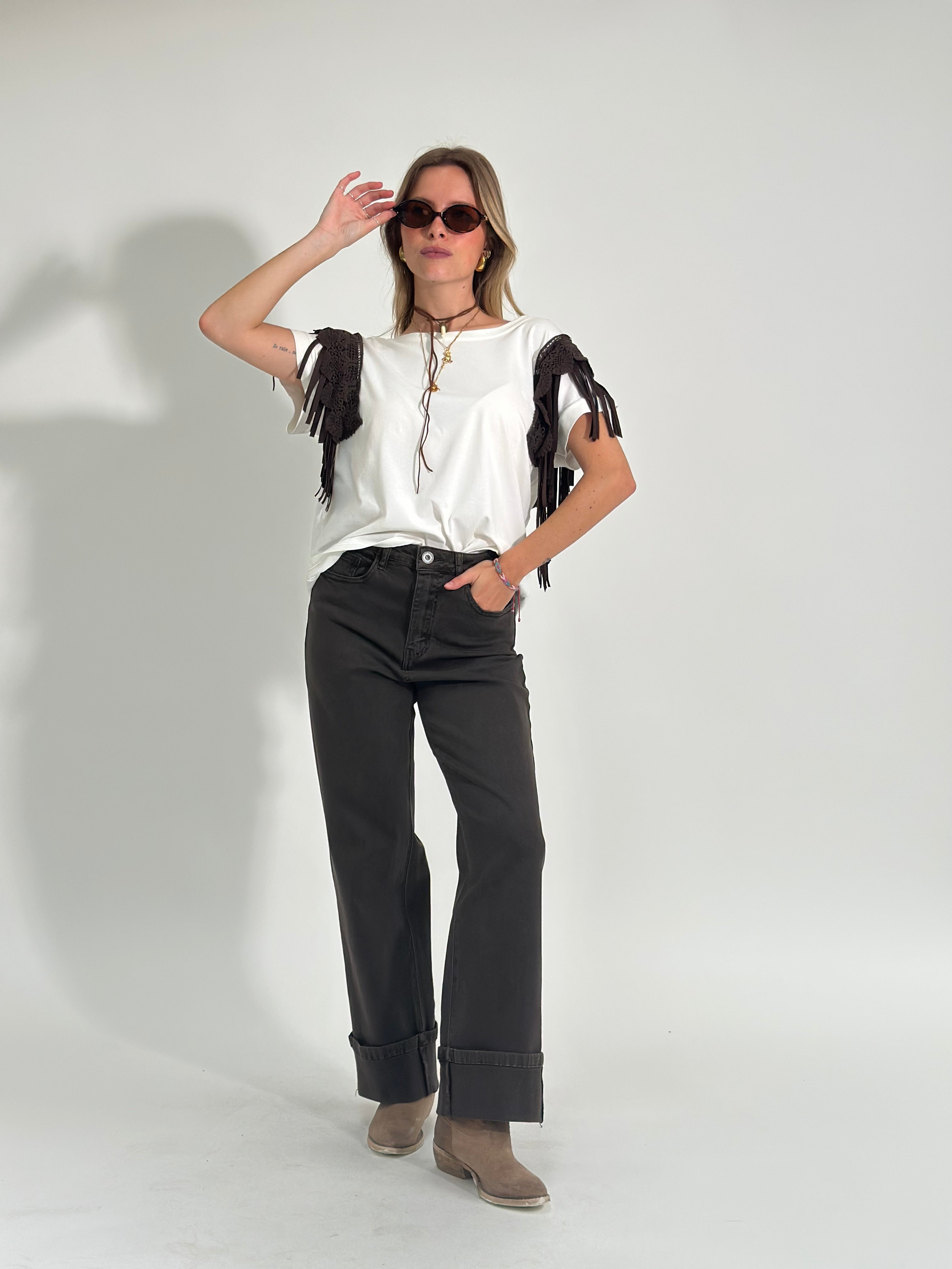 Pantalone risvolto 1383 CAFFE'