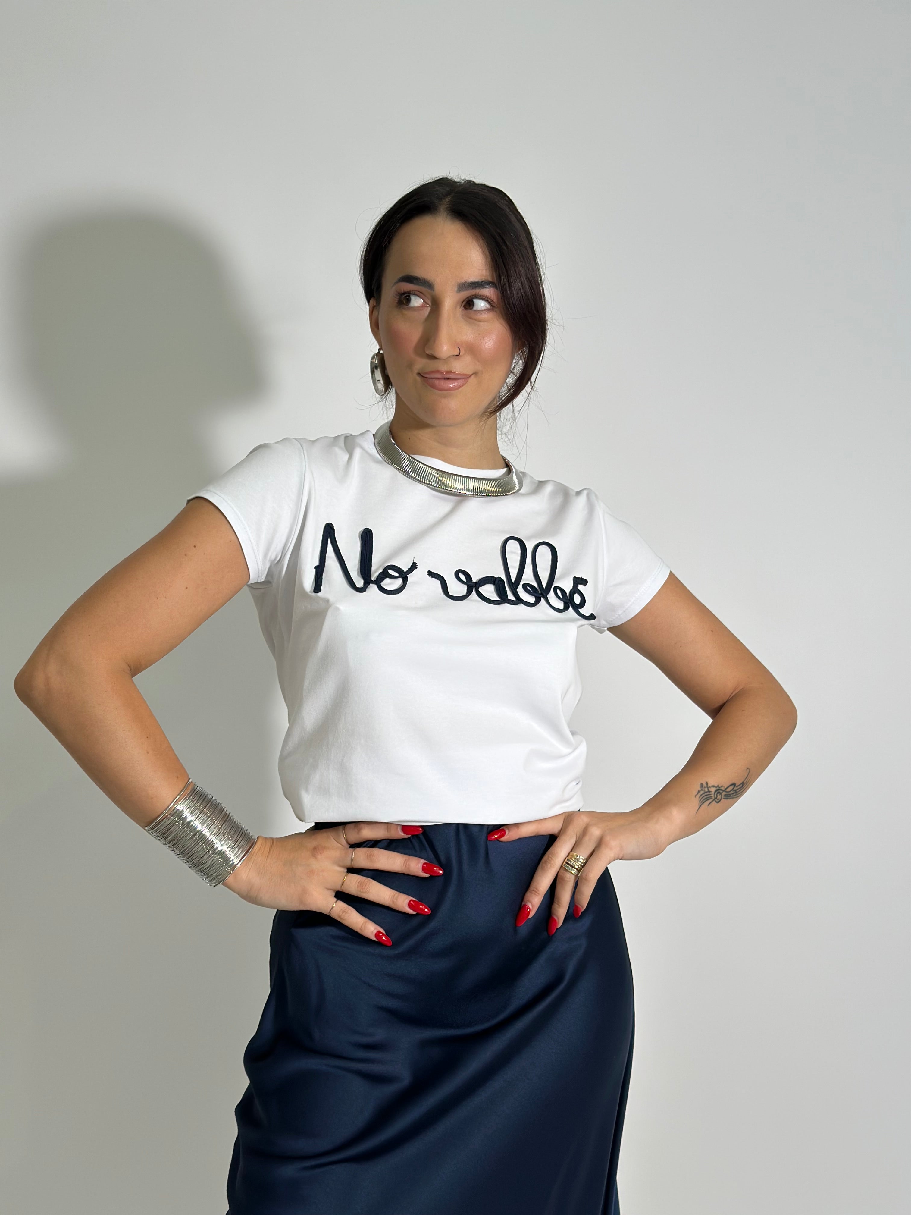 T-shirt No Vabbè 24022 BLU