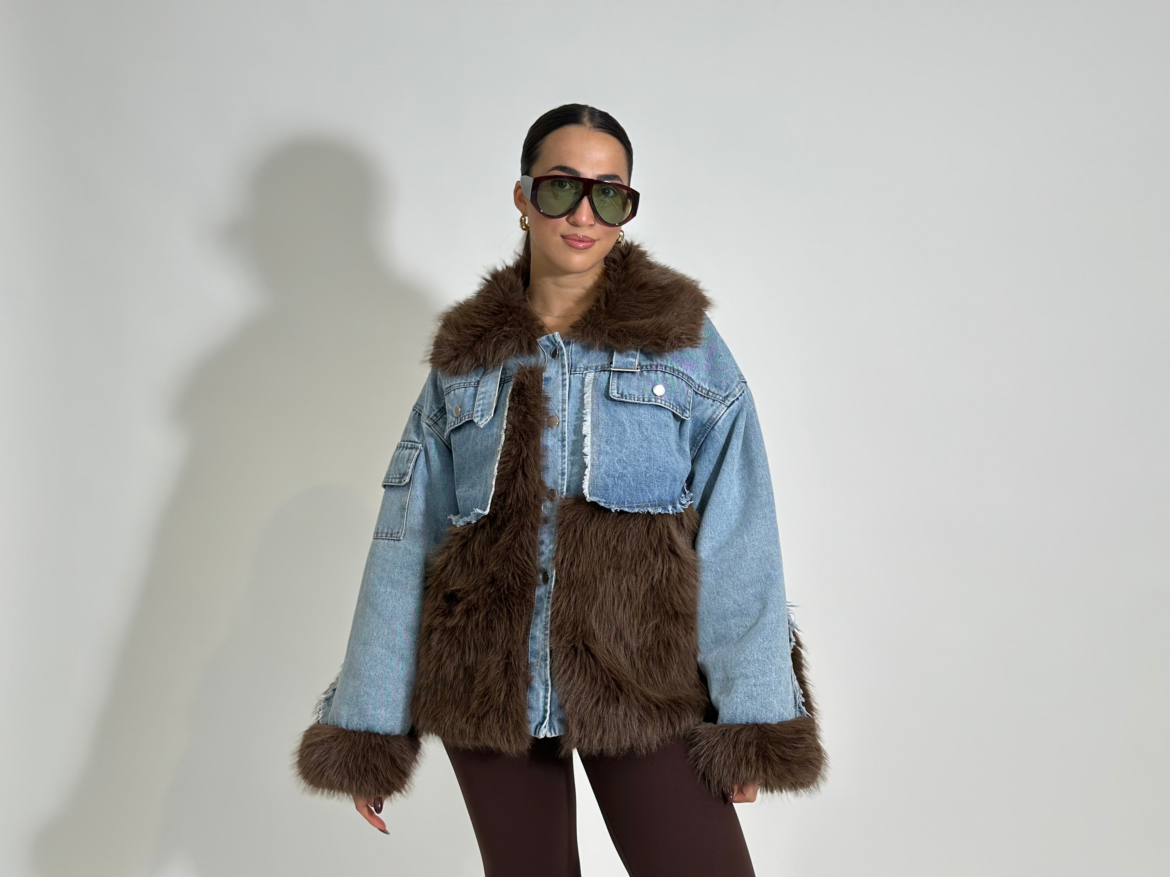 Giaccone denim Q0031