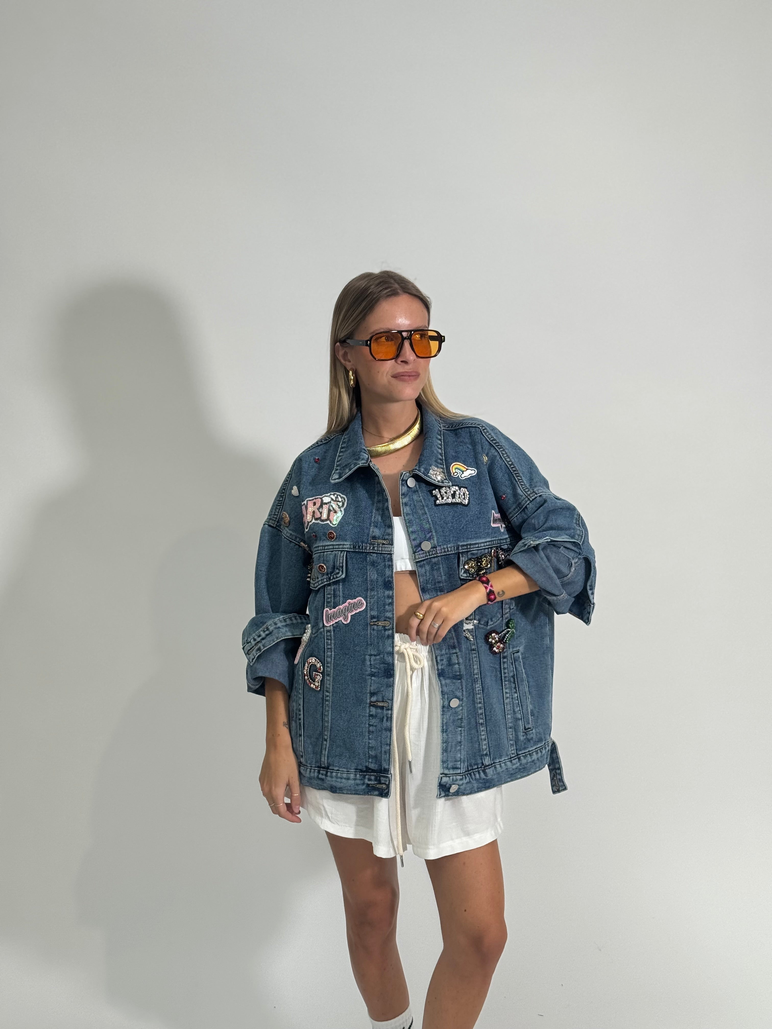 Giacca in denim over SL033