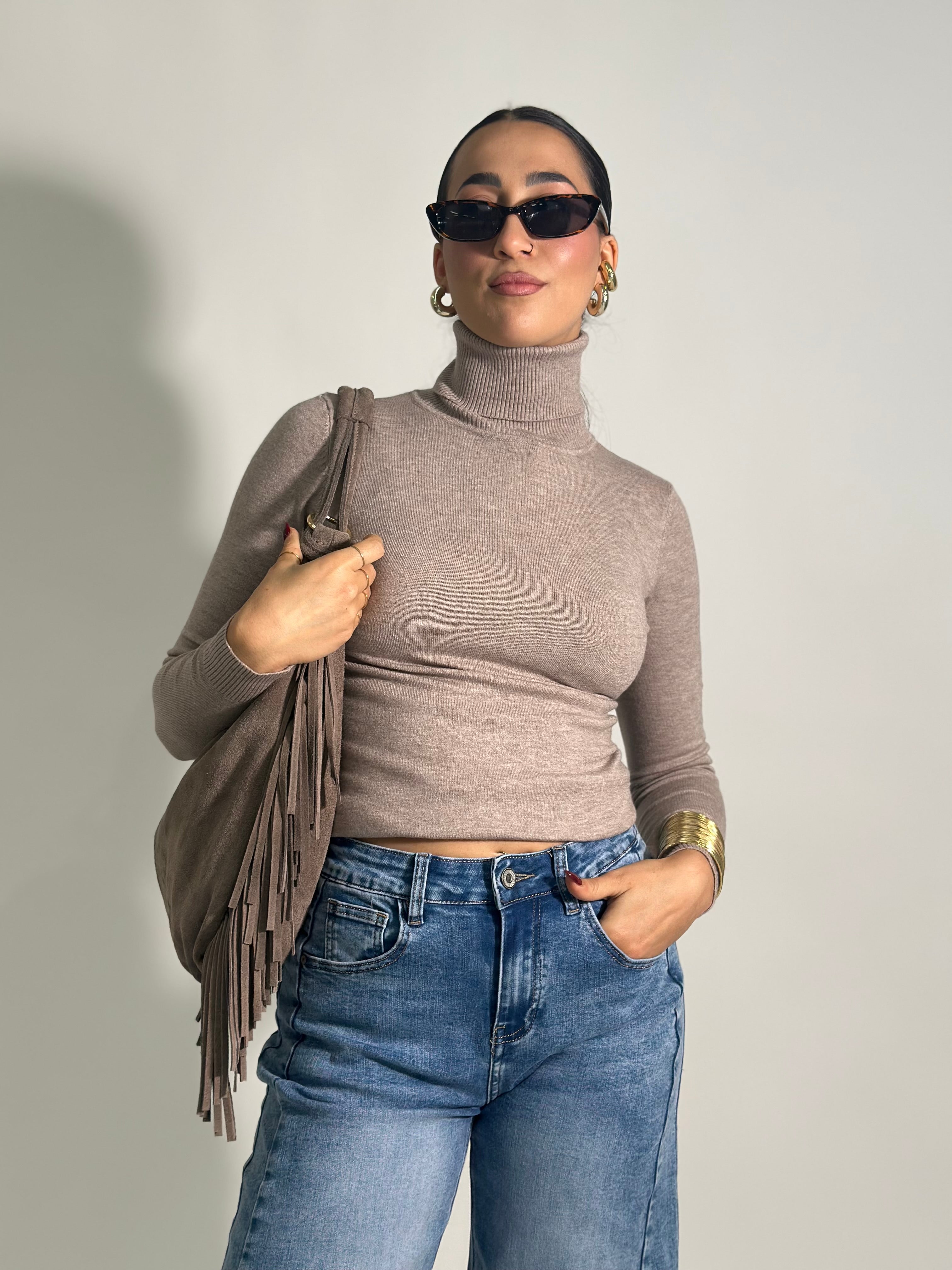 Maglia dolcevita basic
