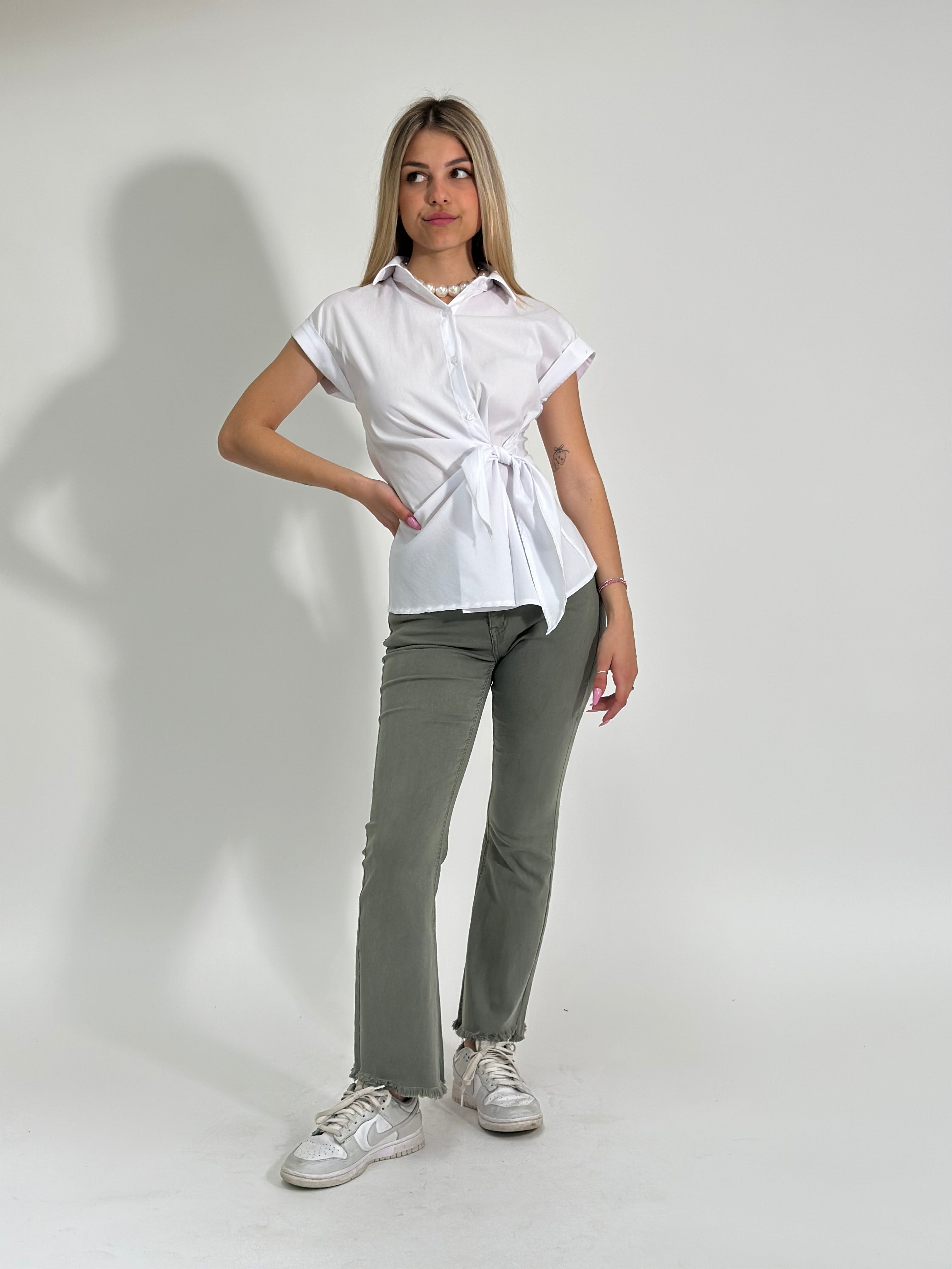 Pantalone trombetta 6826 VERDE
