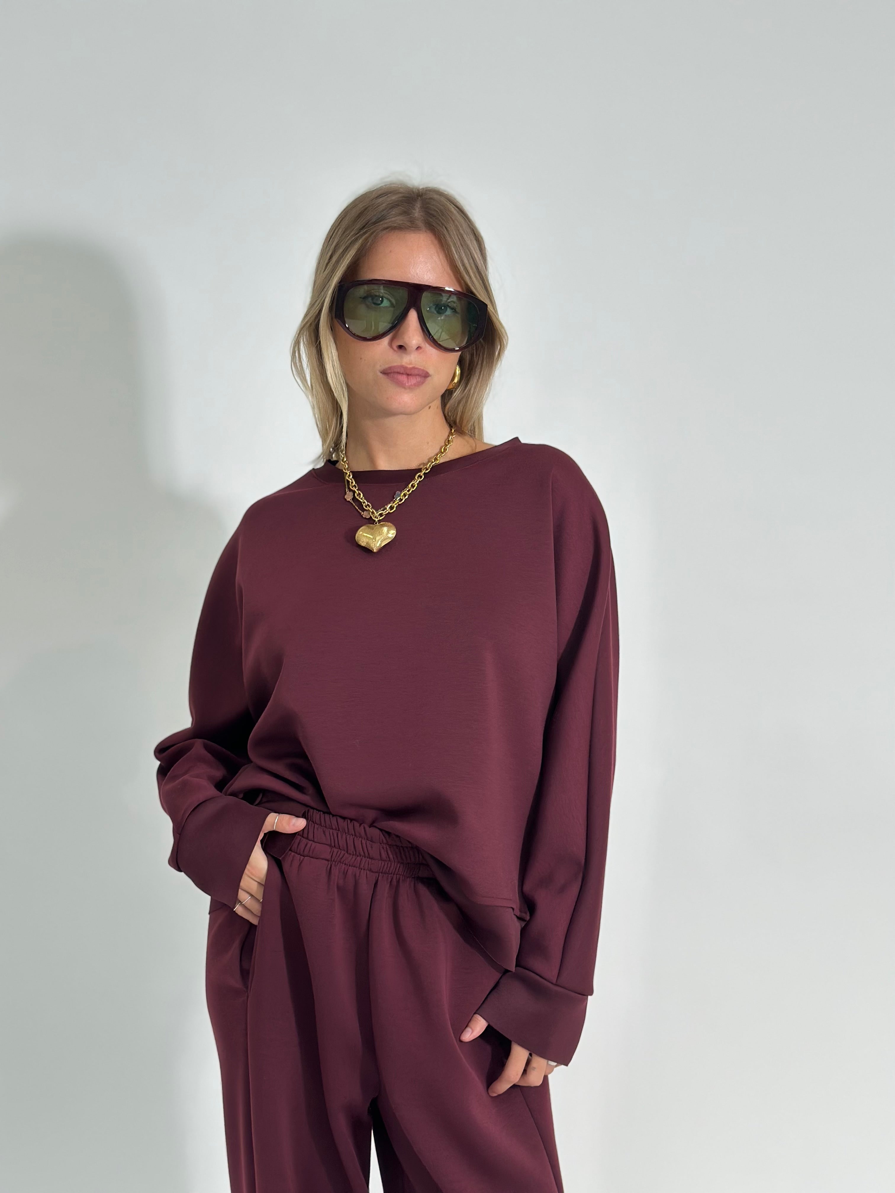 Felpa 5393 BURGUNDY