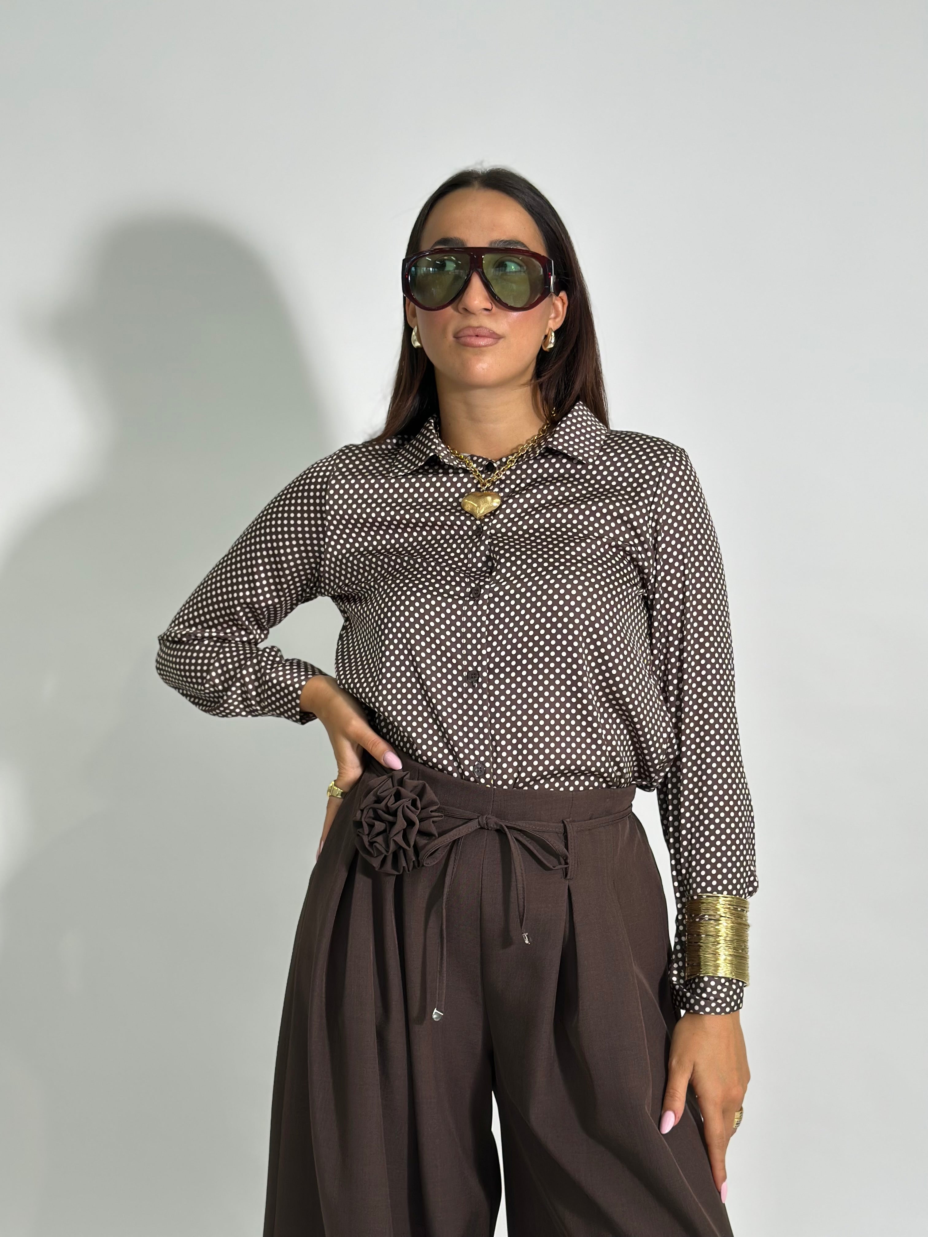 Camicia pois 24244C MORO