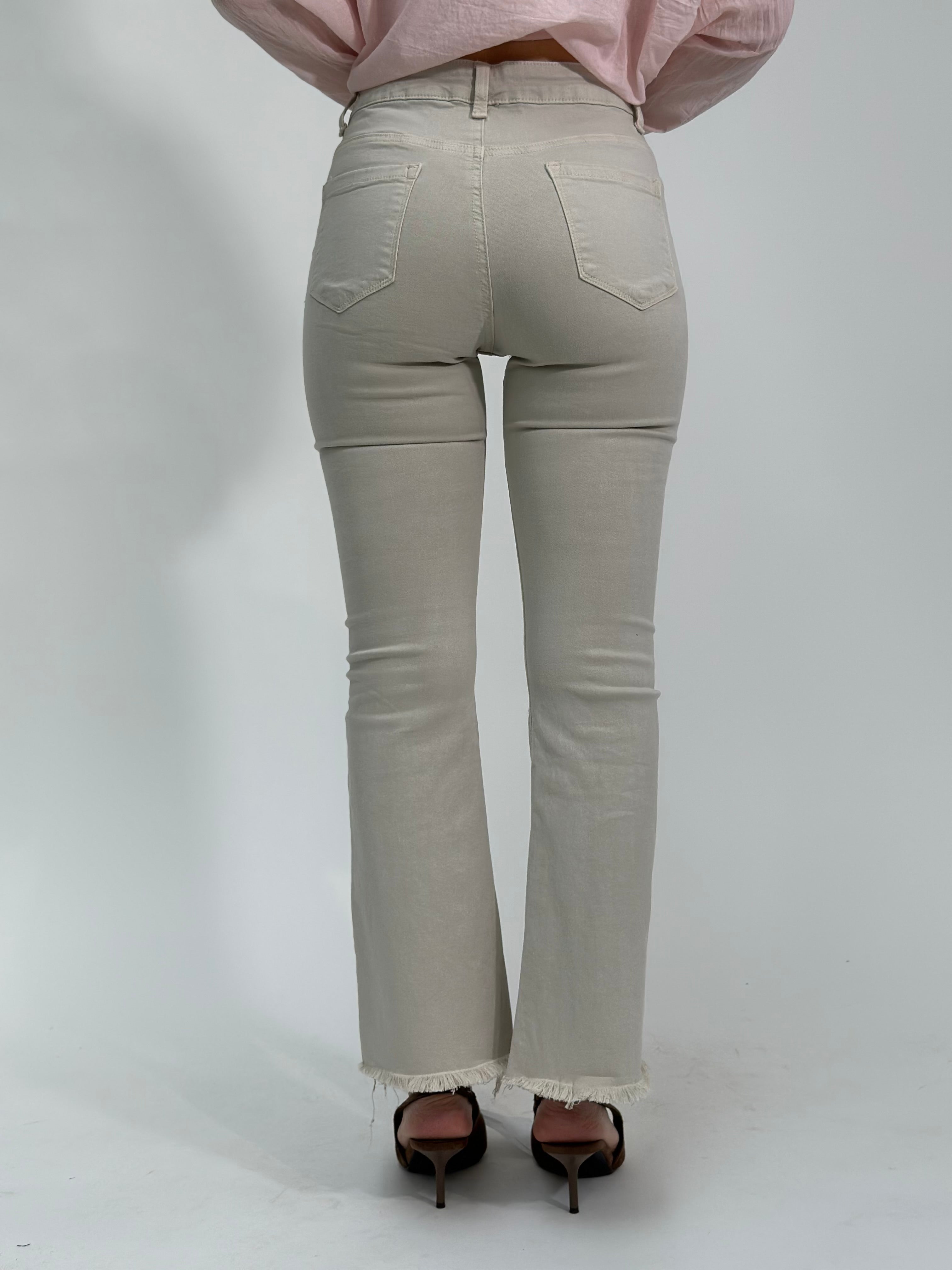 Jeans trombetta 1229-4 ECRU'