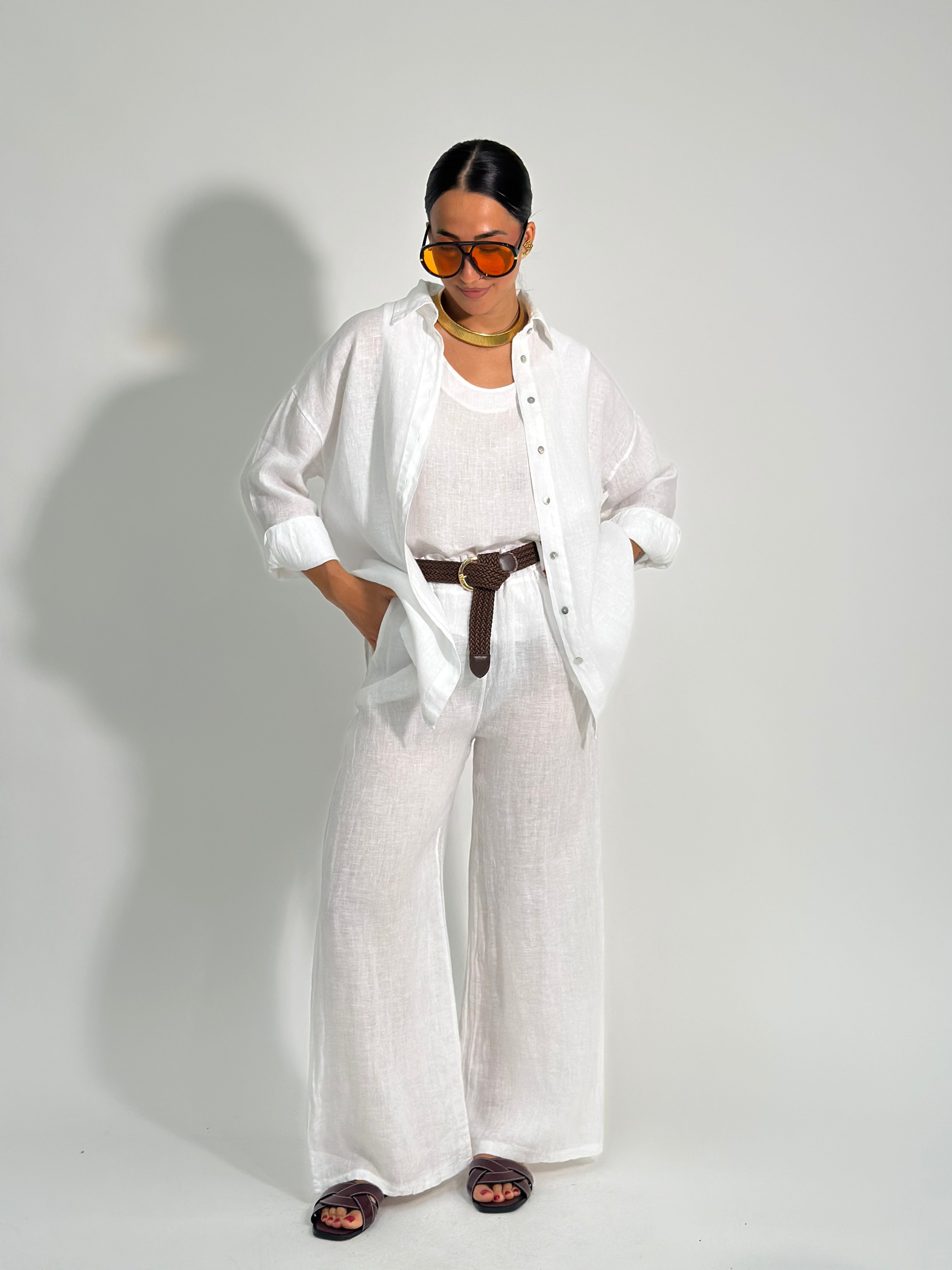 Pantalone lino 22525-B