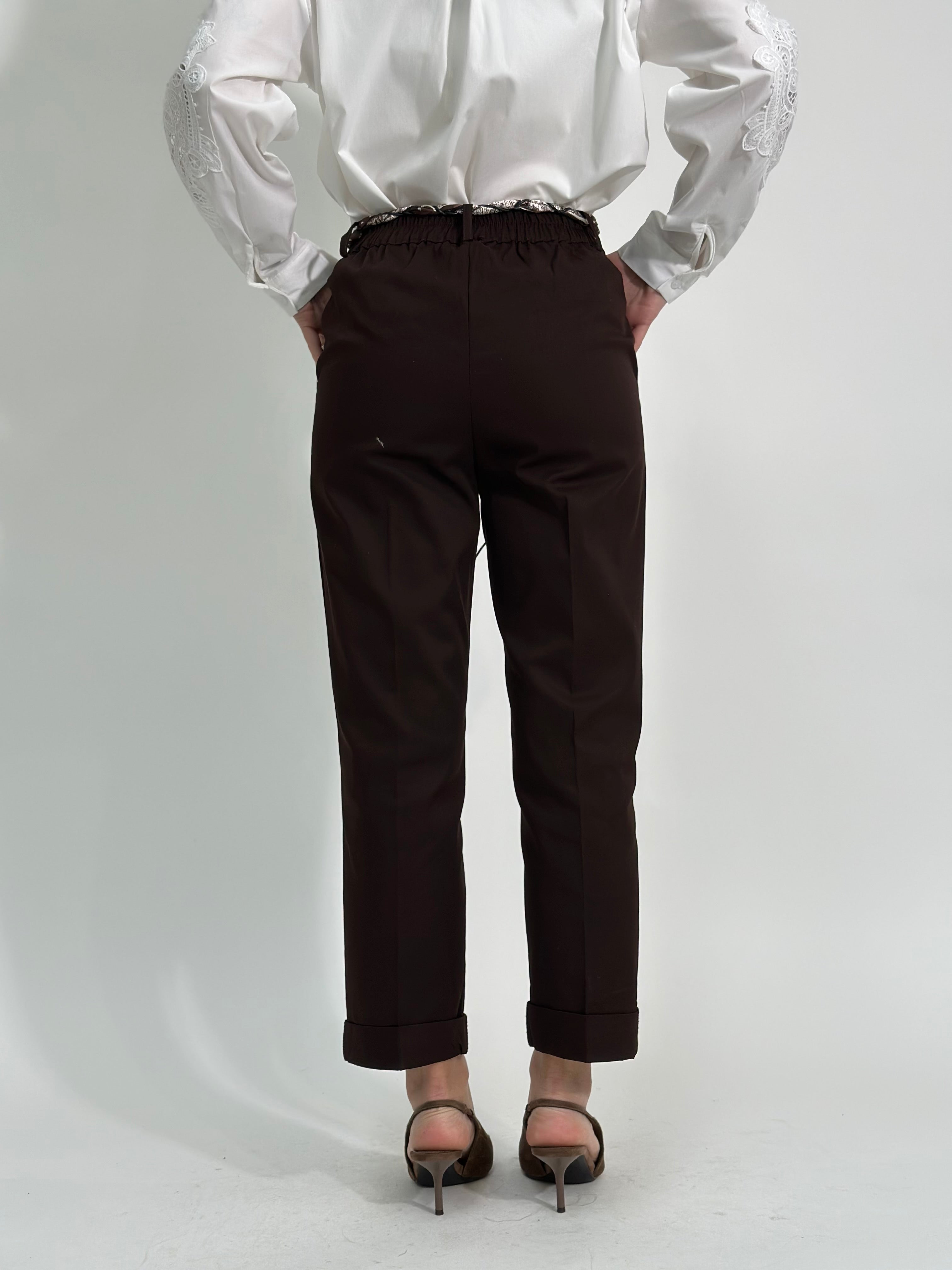 Pantalone sigaretta 83078 CIOCCO