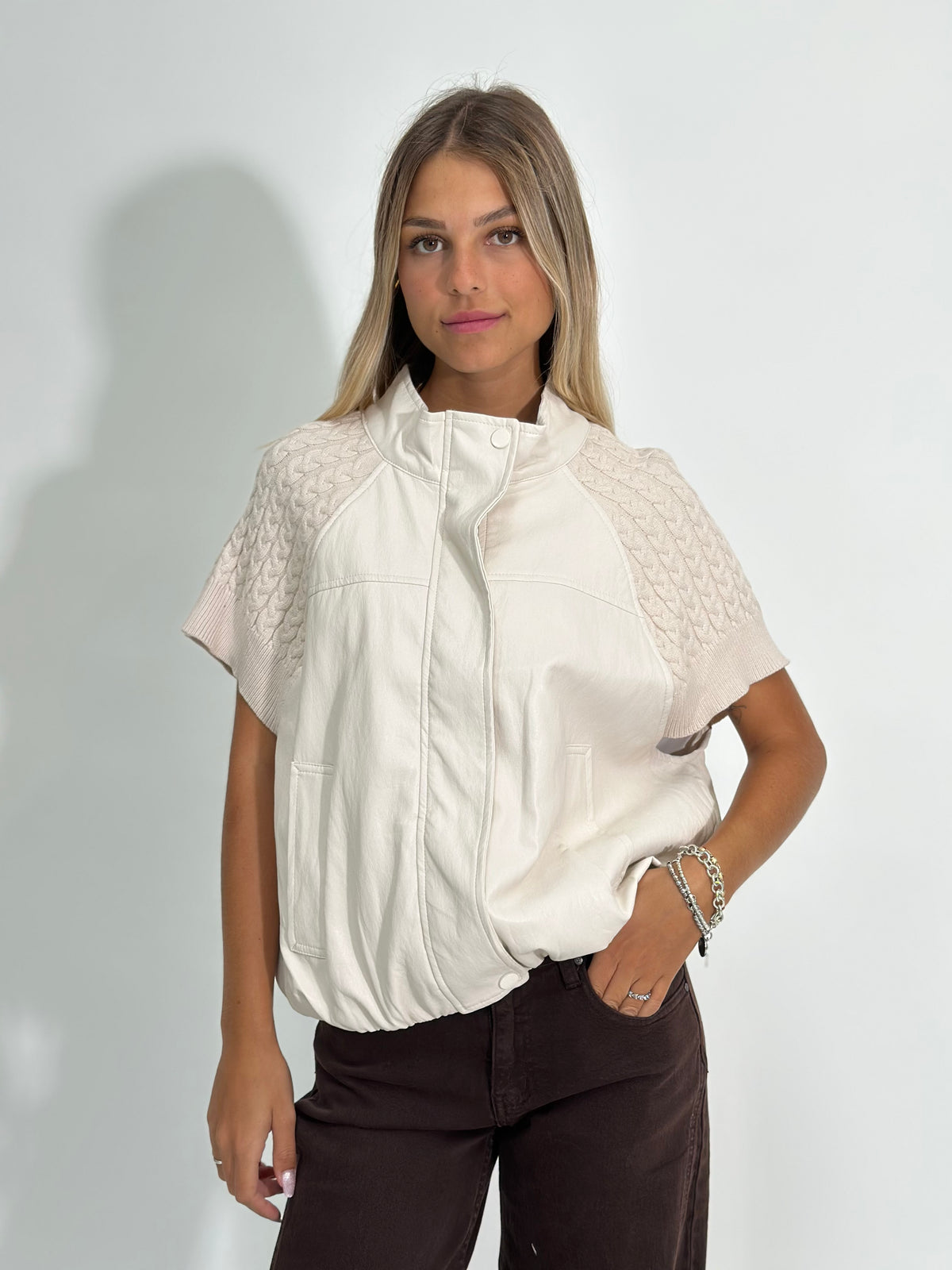 Gilet ecopelle M1357